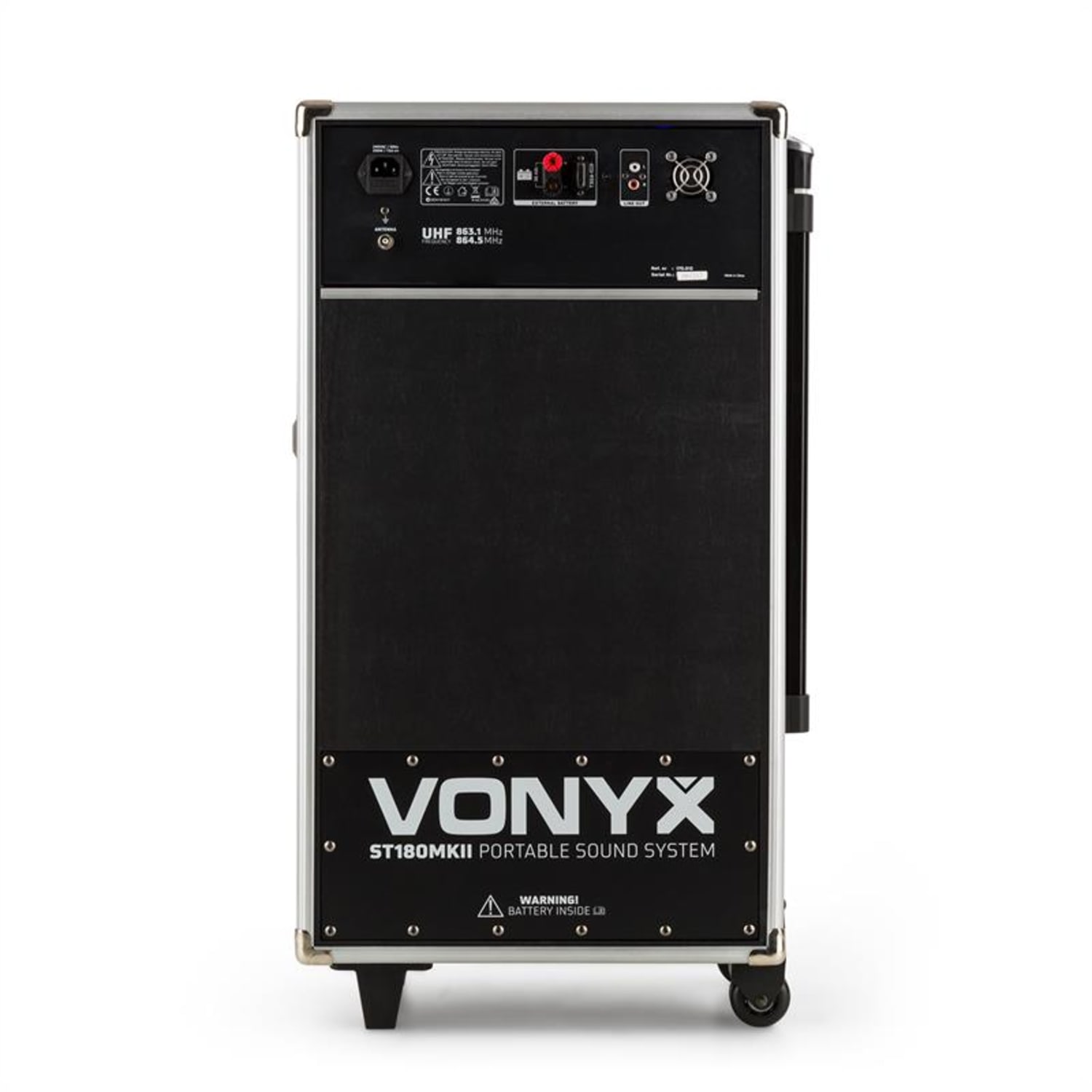 ST180MKII, prenosný PA systém, 450 W, USB, SD/MMC pre MP3CD prehrávače