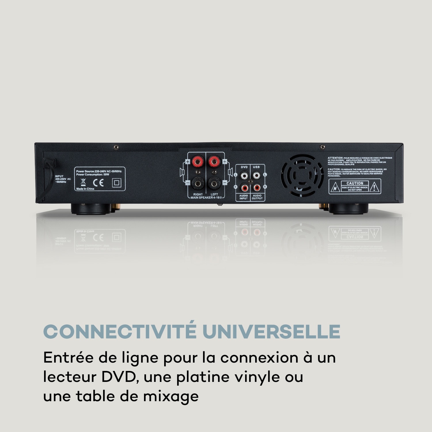 Karaoke Star 4 Kit karaoké, 2 x 80 W max., BT, port USB, 2 x micros sans fil Karaoke Star 4: 2 x 80 W / 2 micros sans fil | Noir
