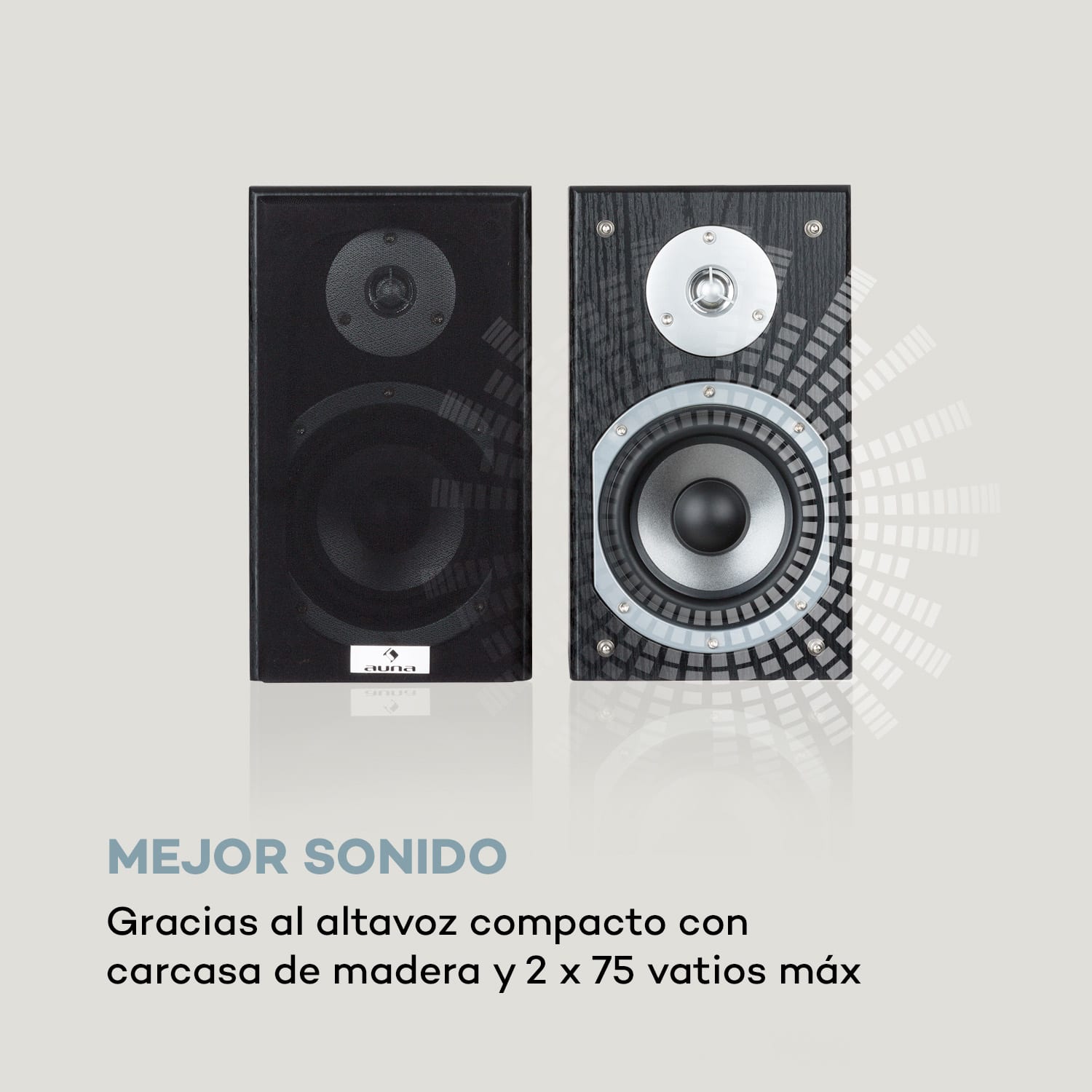 Karaoke Star 3 Set de karaoke 2 x 75 W máx. BT Puerto USB Entrada line 2 micros 