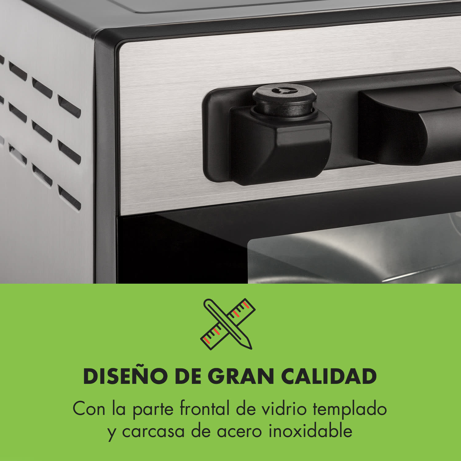 Blaise Horno a presión, 1600 W, 26 l, Presión: 0 – 15 Pa, Función asador 