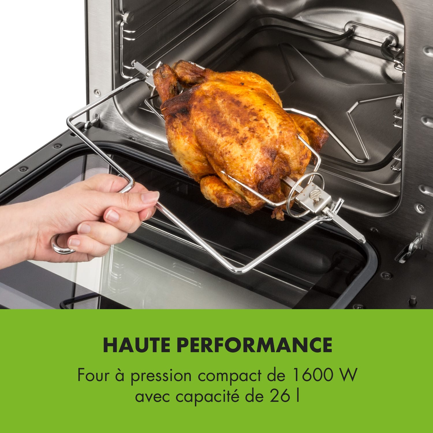 Blaise drukoven, 1600 W, 26 l, druk: 0 – 15 Pa, grillfunctie 