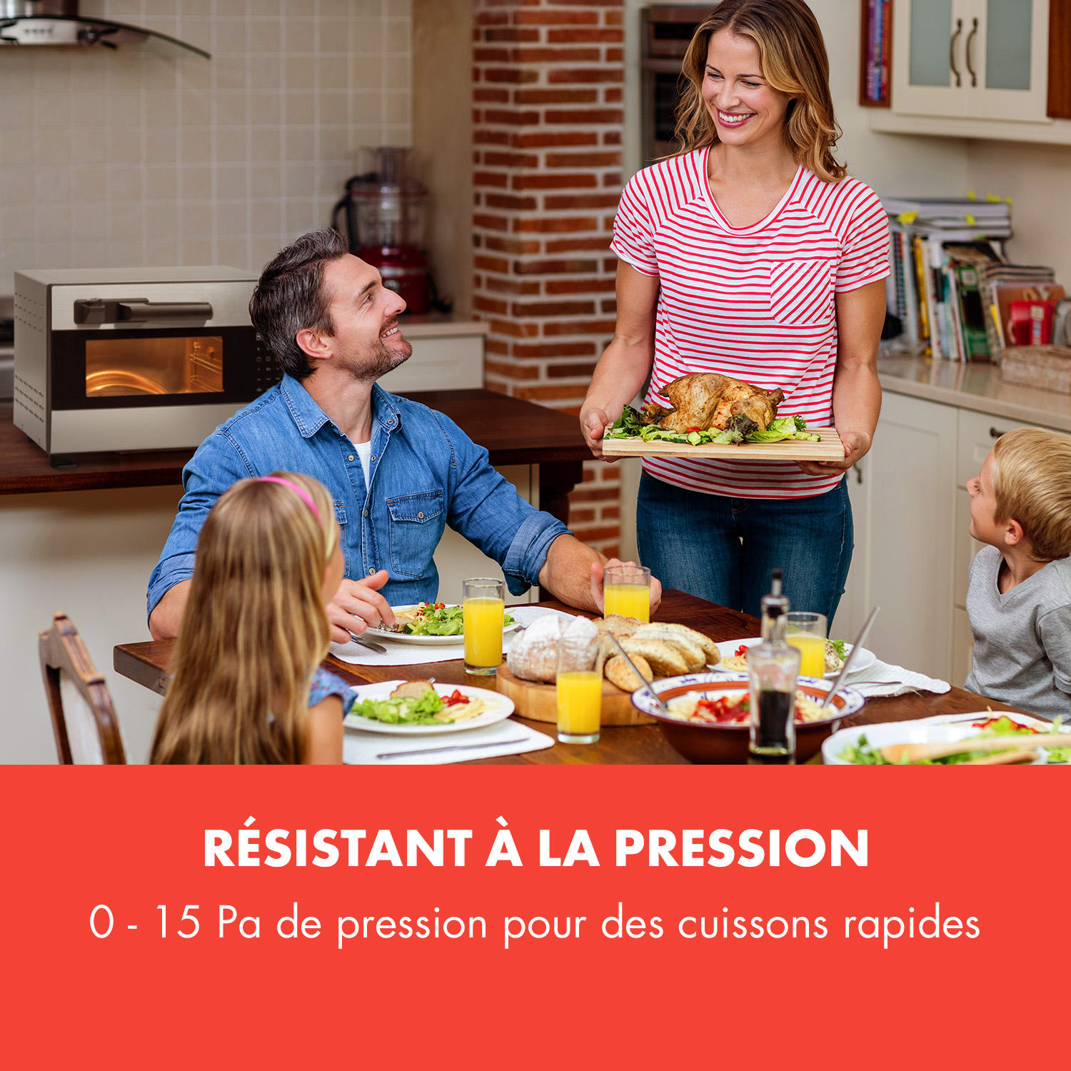 Blaise drukoven, 1600 W, 26 l, druk: 0 – 15 Pa, grillfunctie 