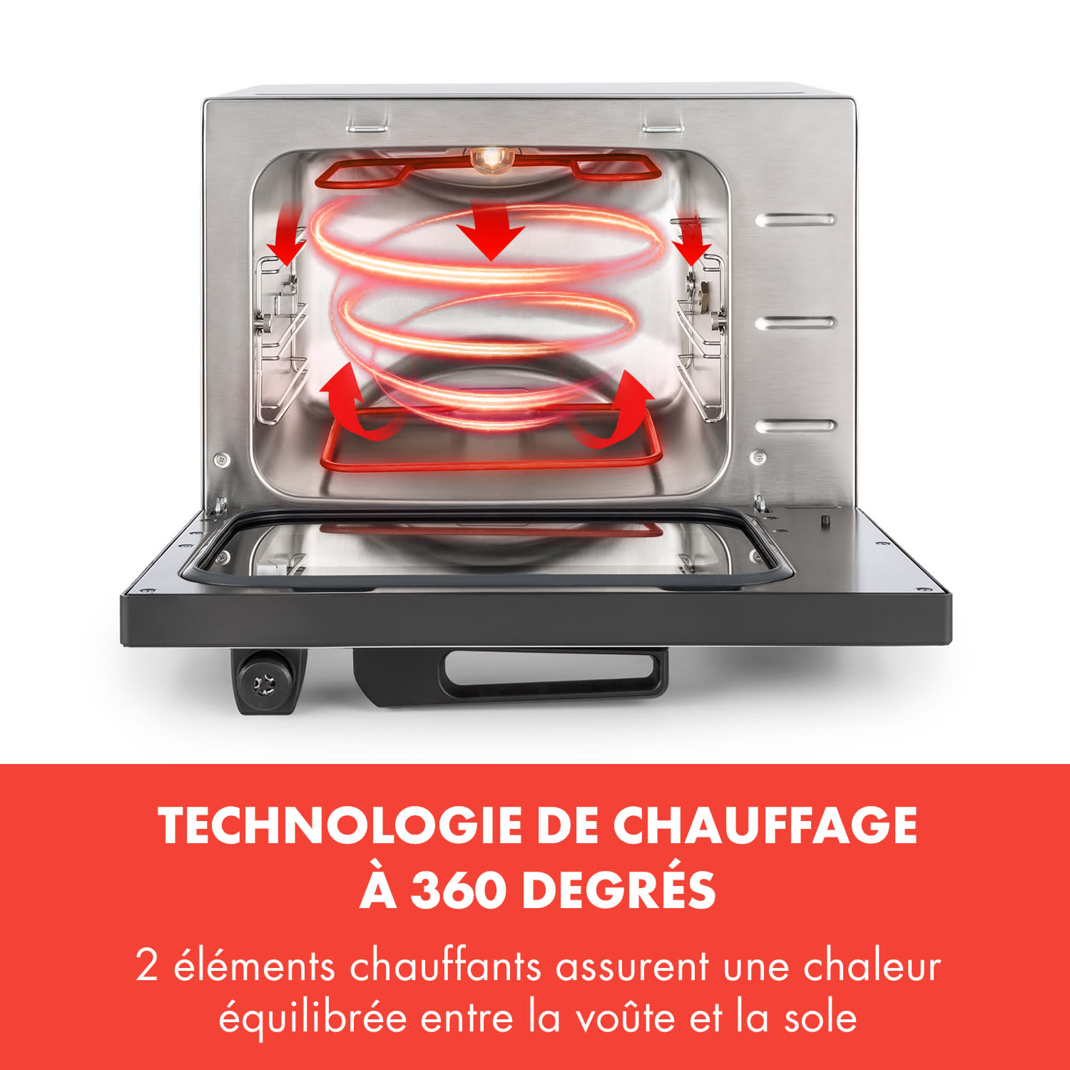 Blaise drukoven, 1600 W, 26 l, druk: 0 – 15 Pa, grillfunctie 