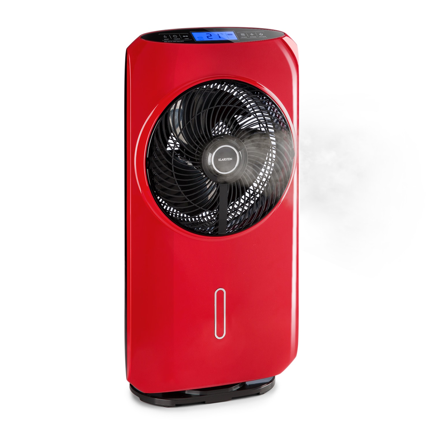Cool Tropic staande ventilator met luchtbevochtiger 48W 2820m³/h rood Rood