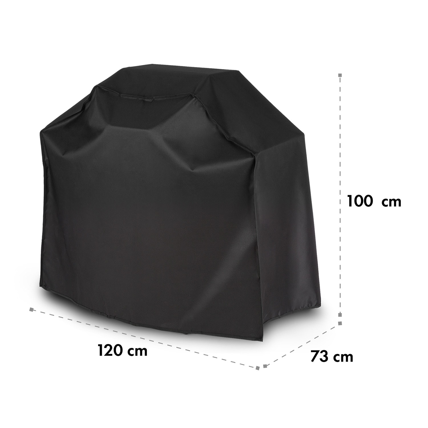 Lucifer 2.0 Cover, ochranný kryt na plynový gril, 600D plátno, 30/70 % PE/PVC, černý 