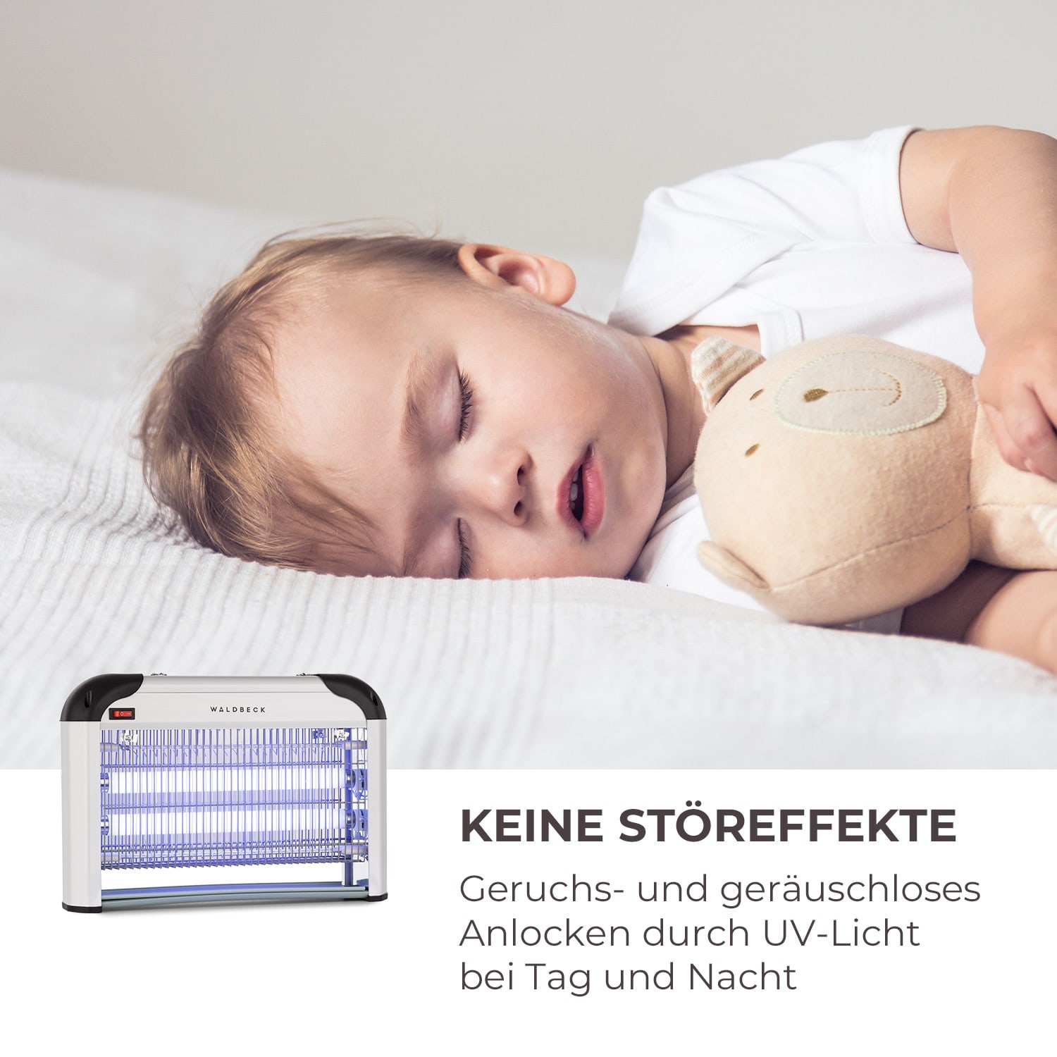 Mosquito Ex 4000 Zanzariera Elettrica, 30 W, Luce - UV, Campo di Azione 100 m² 