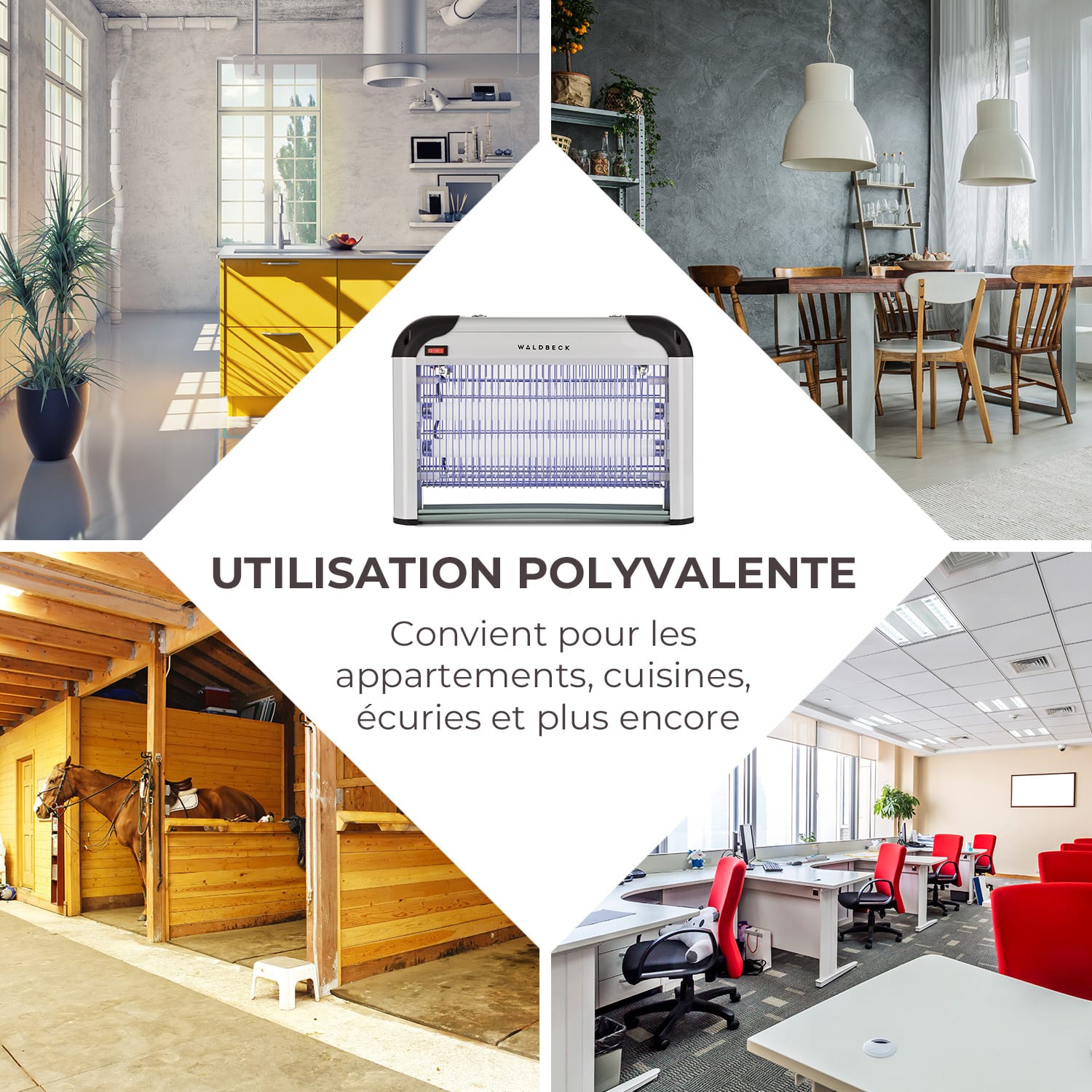 Mosquito Ex 4000 insectenverdelger, 30W, UV-licht, 100m² effectief