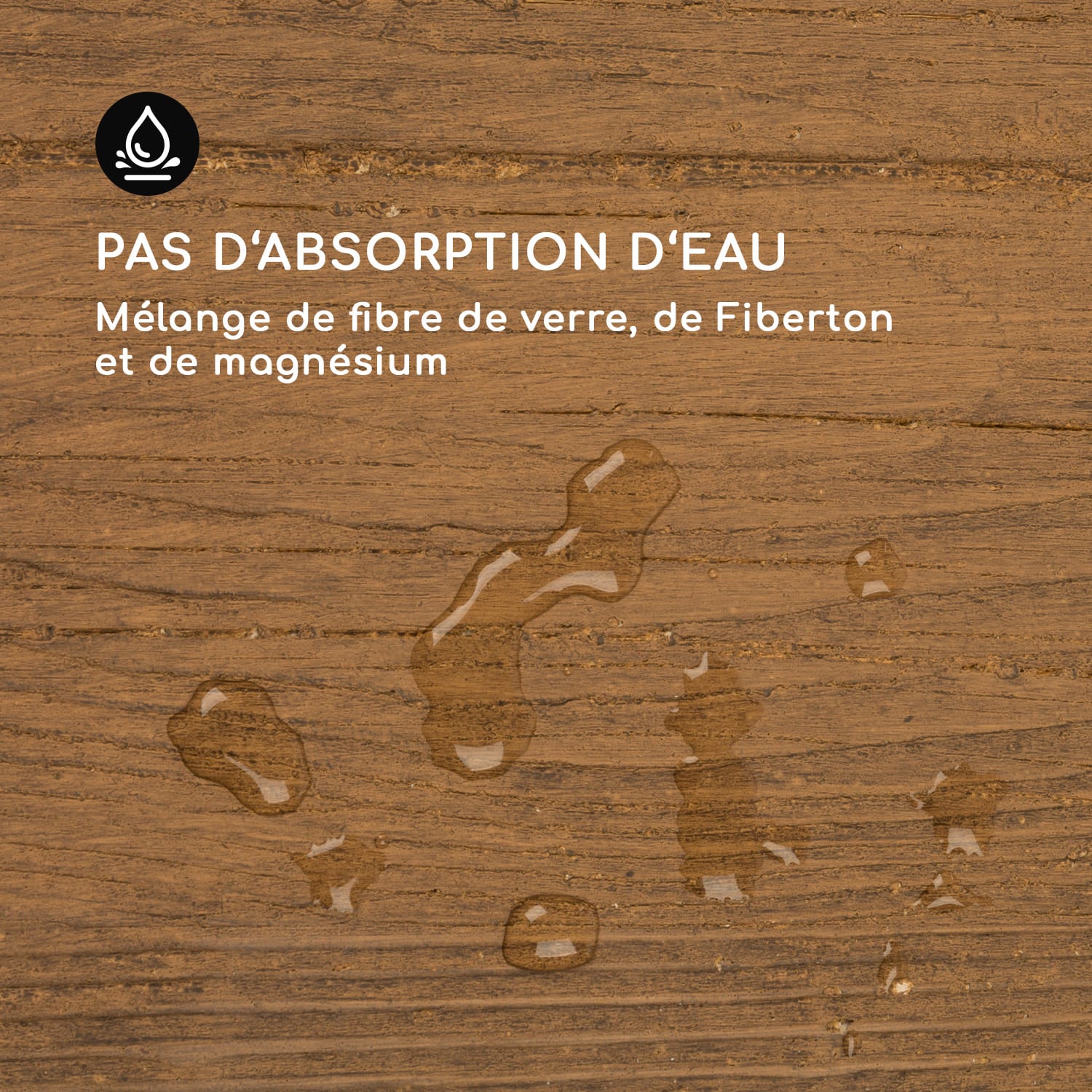 Timberflor bloempot 40 x 80 x 40 cm GVK in-/outdoor bruin