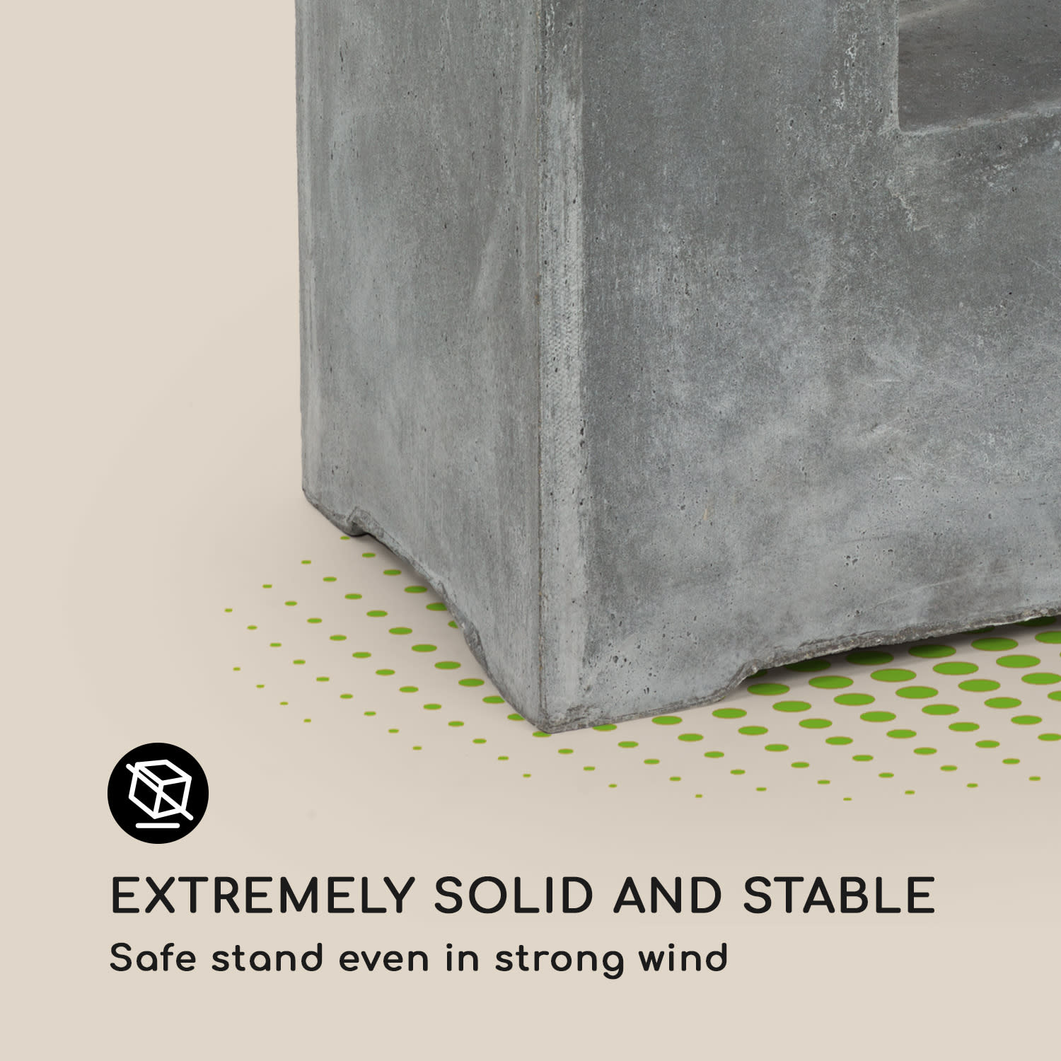 Airflor, kvetináč, 45 x 100 x 27 cm, sklolaminát, do interiéru aj exteriéru, svetlosivý Svetlosivý cement