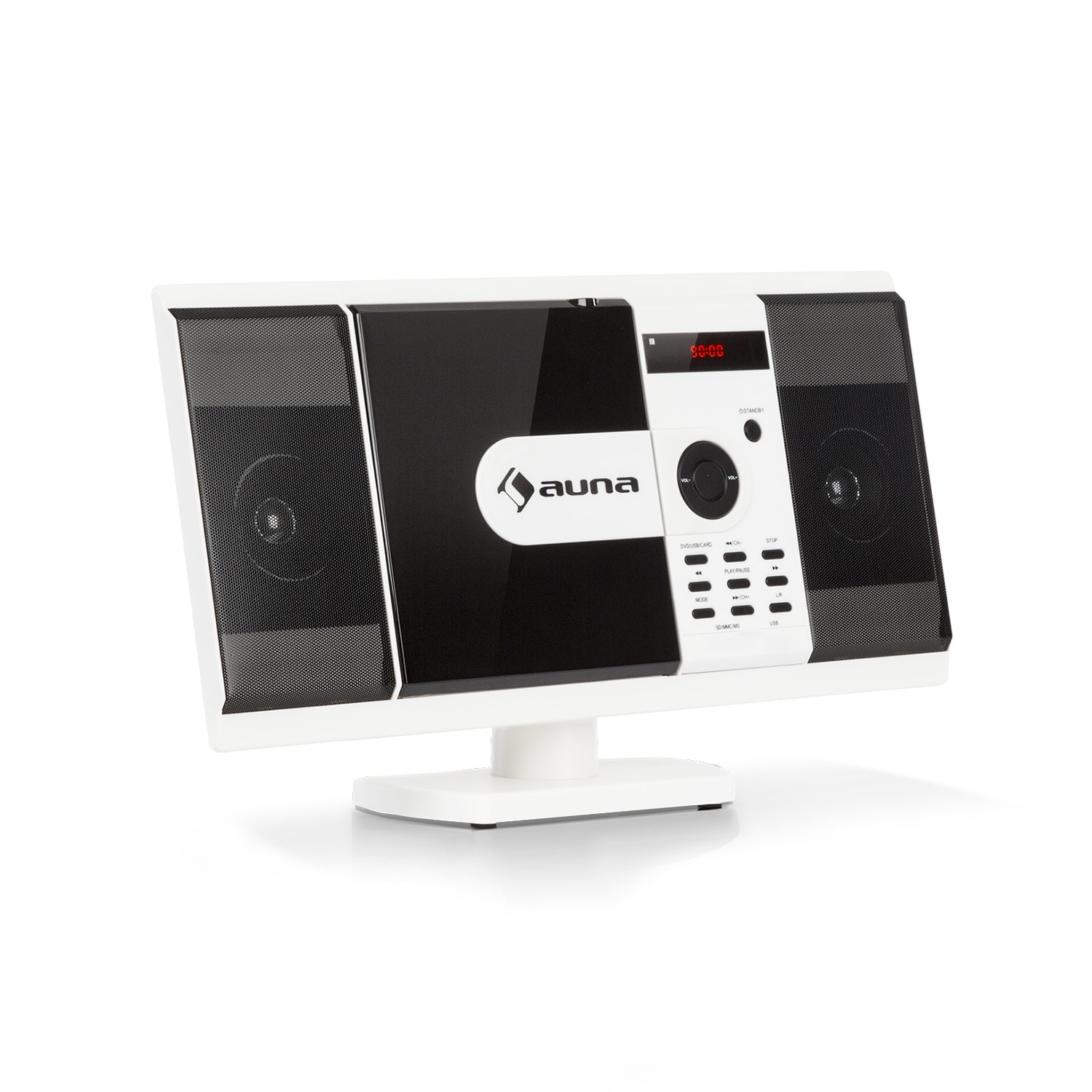 MCD-82 BT verticale stereo-installatie DVD/CD bluetooth USB/SD FM HDMI wit 