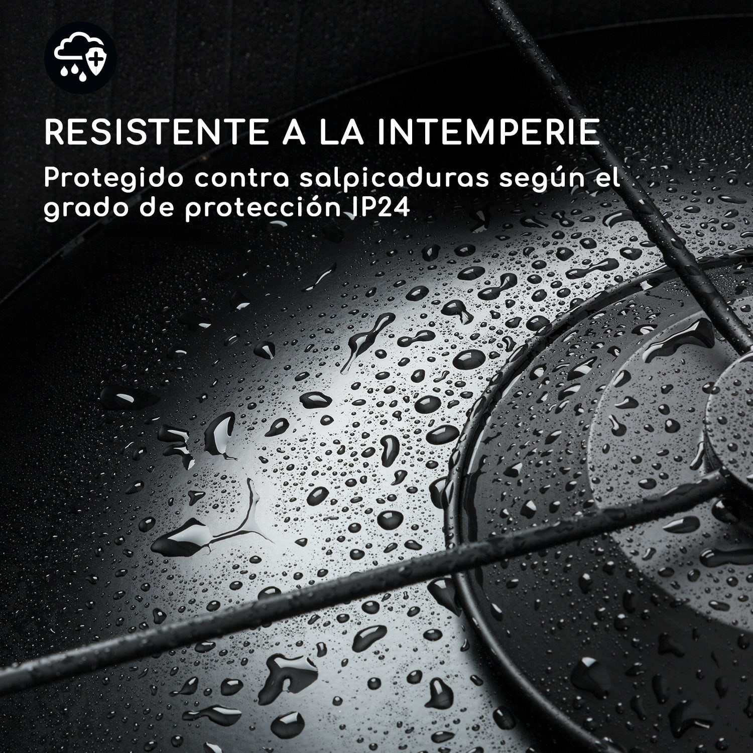 Venice Heat Radiador de terraza 800/1000/1800W mando a distancia color negro Negro