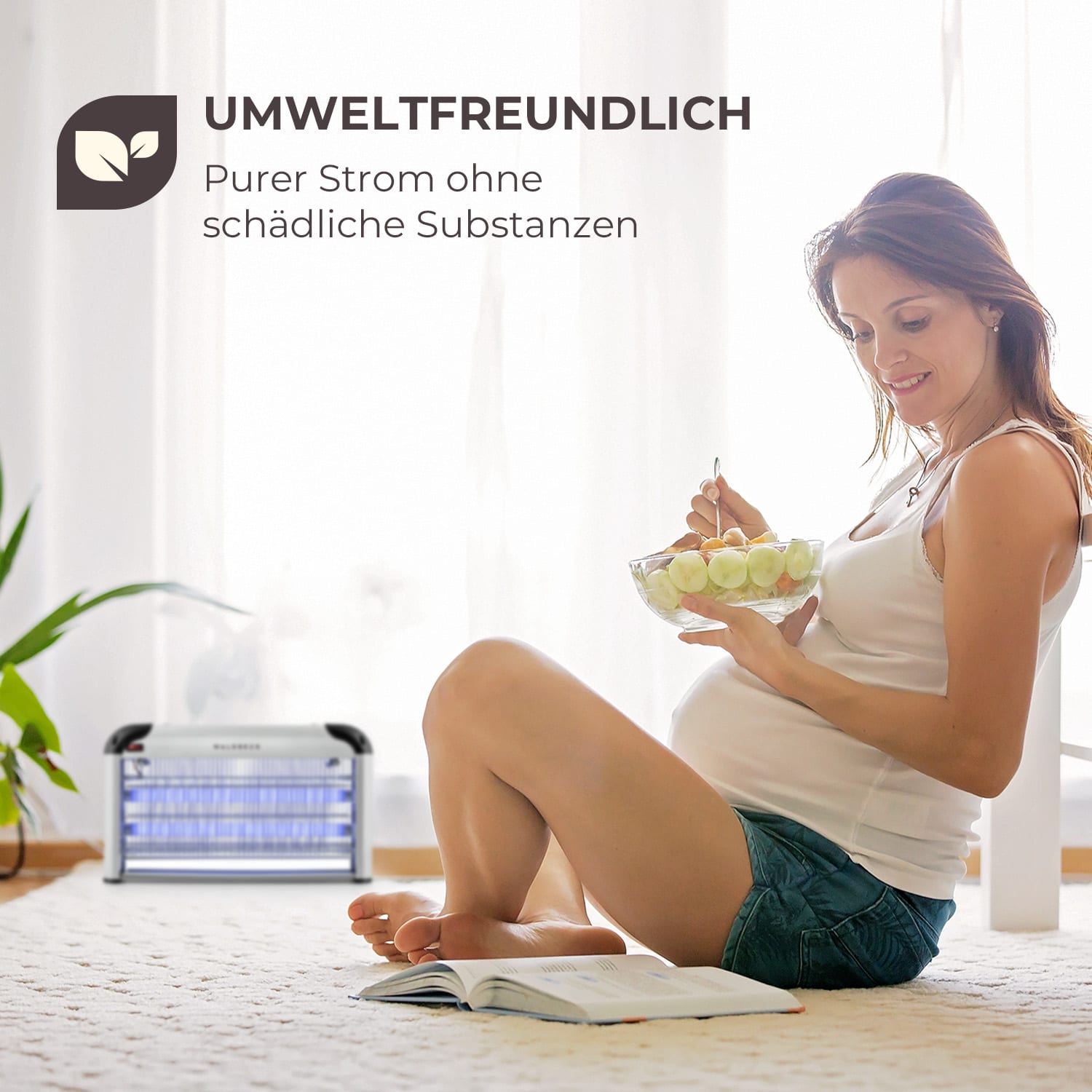 Mosquito Ex 5000 Insektenvernichter 38W UV-Licht 150m² silber 