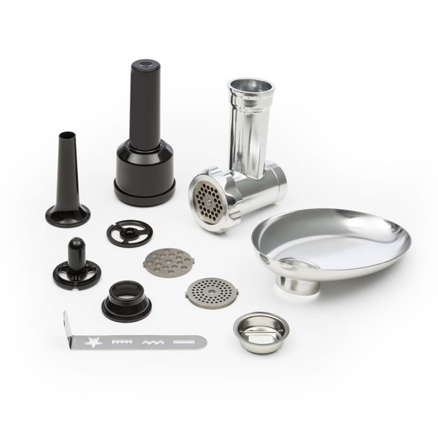 Curve, mlinček za meso, set dodatne opreme, mleto meso, klobase, kebbe, testo 