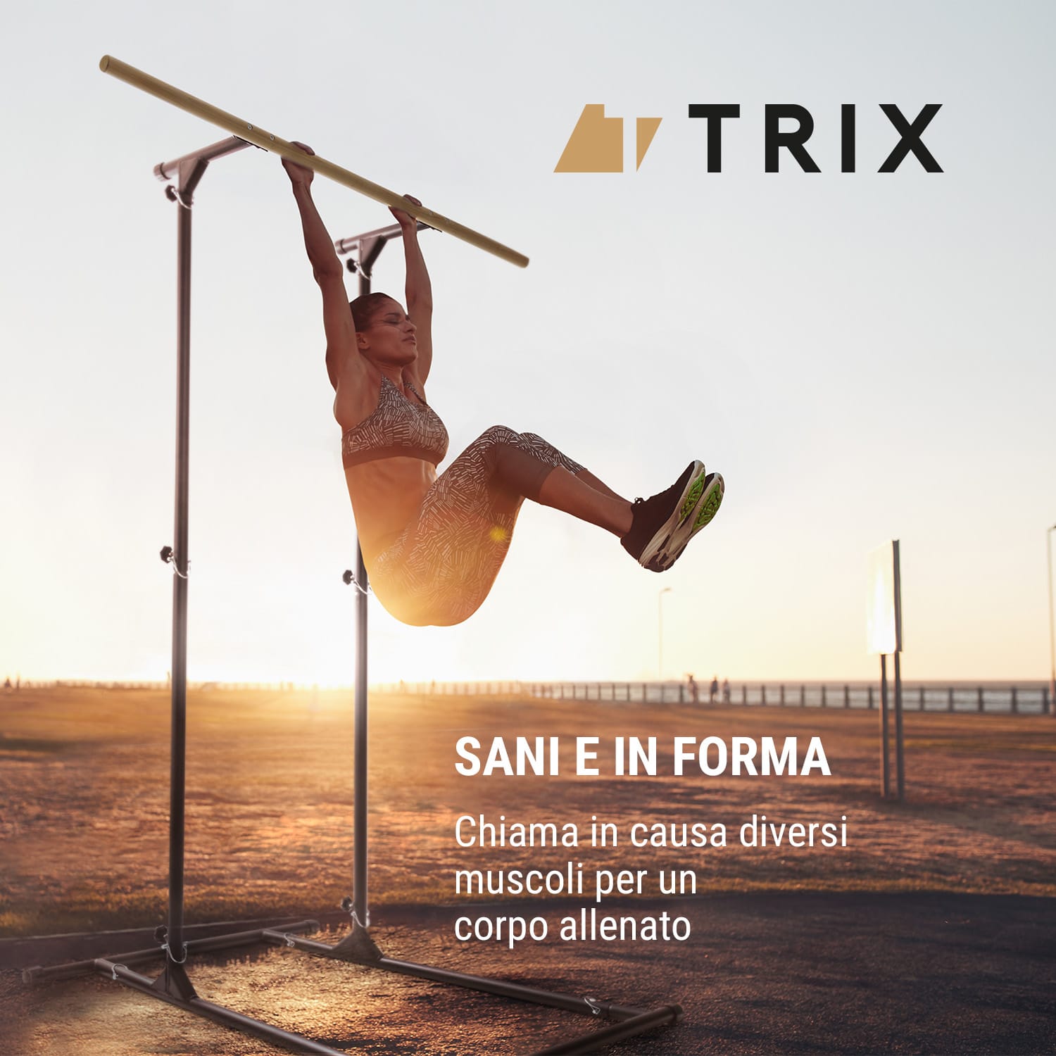 T-Trix Pull Up Station MultiGym Concept 100 kg max. Borsa da Trasporto Nero 