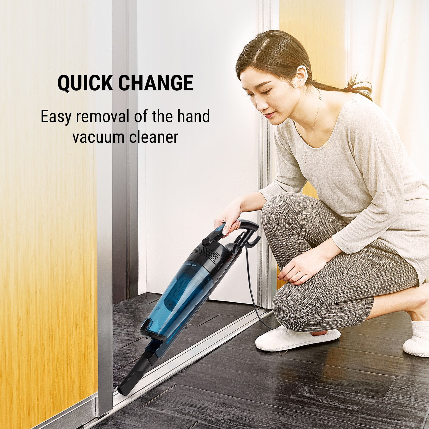 Duster pölynimuri Cyclonic-Filter-System 600W sininen/musta Sininen