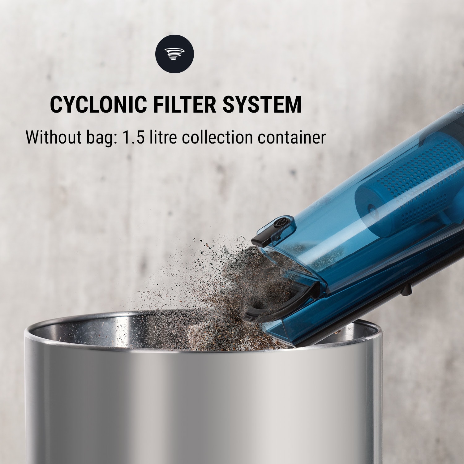 Duster pölynimuri Cyclonic-Filter-System 600W sininen/musta Sininen