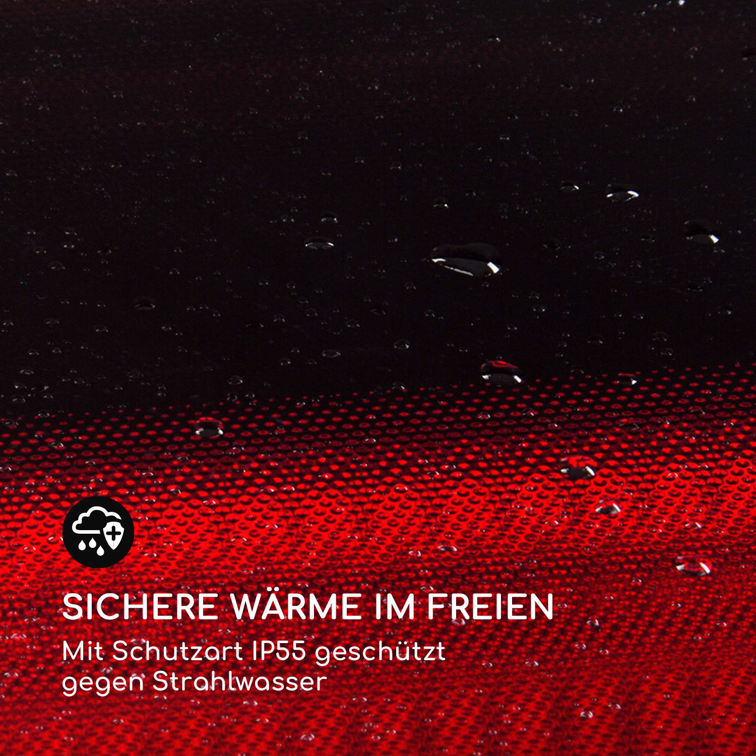 Phantom Plus Heizstrahler Aluminium 800/1200/2400W Fernbedienung grau 2400 W | Nein