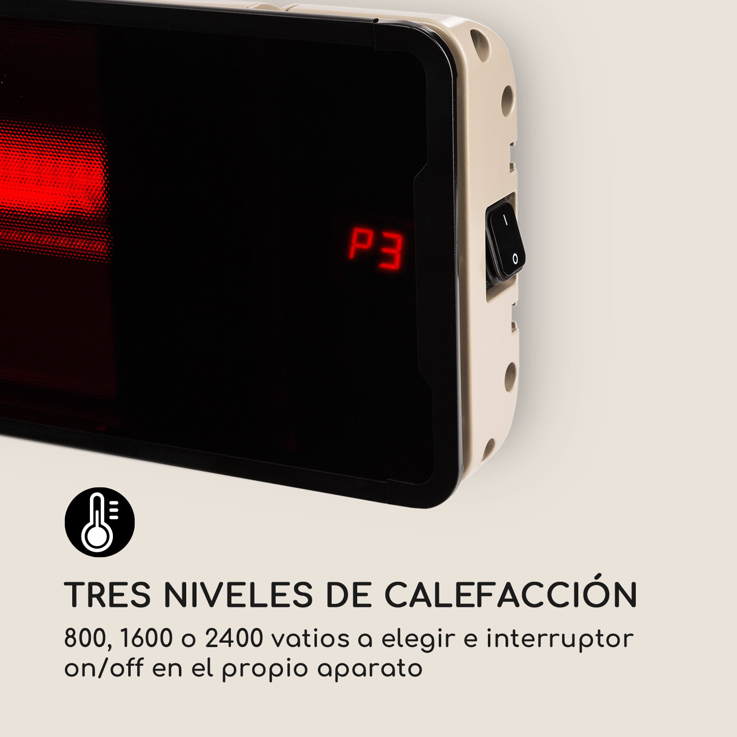 Phantom Plus radiador aluminio 800/1200/2400W mando a distancia gris 2400 W | No