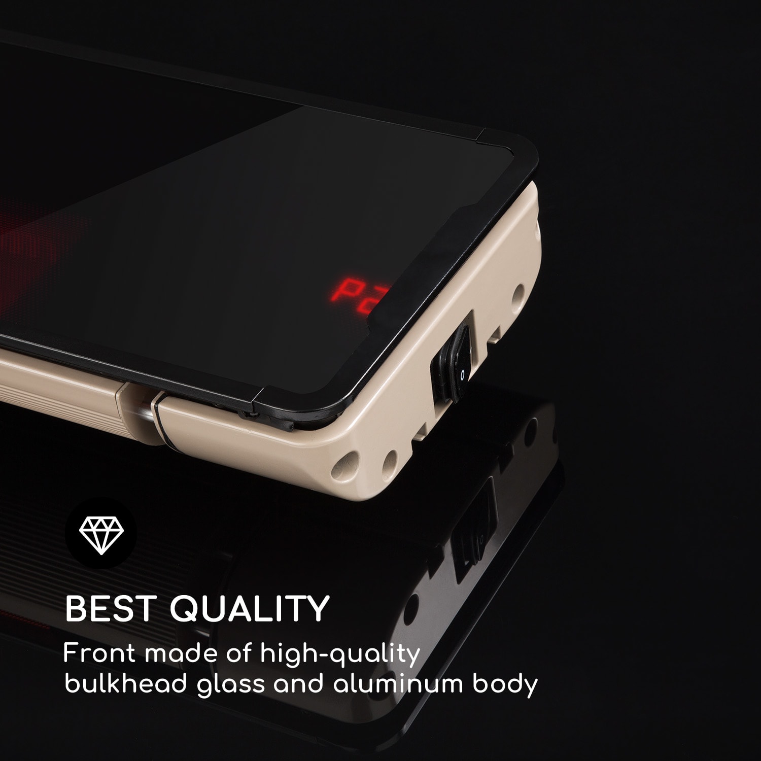 Phantom Plus Aquecedor Radiante Alumínio 800/1200/2400W Controlo Remoto Cinza 2400 W | Não