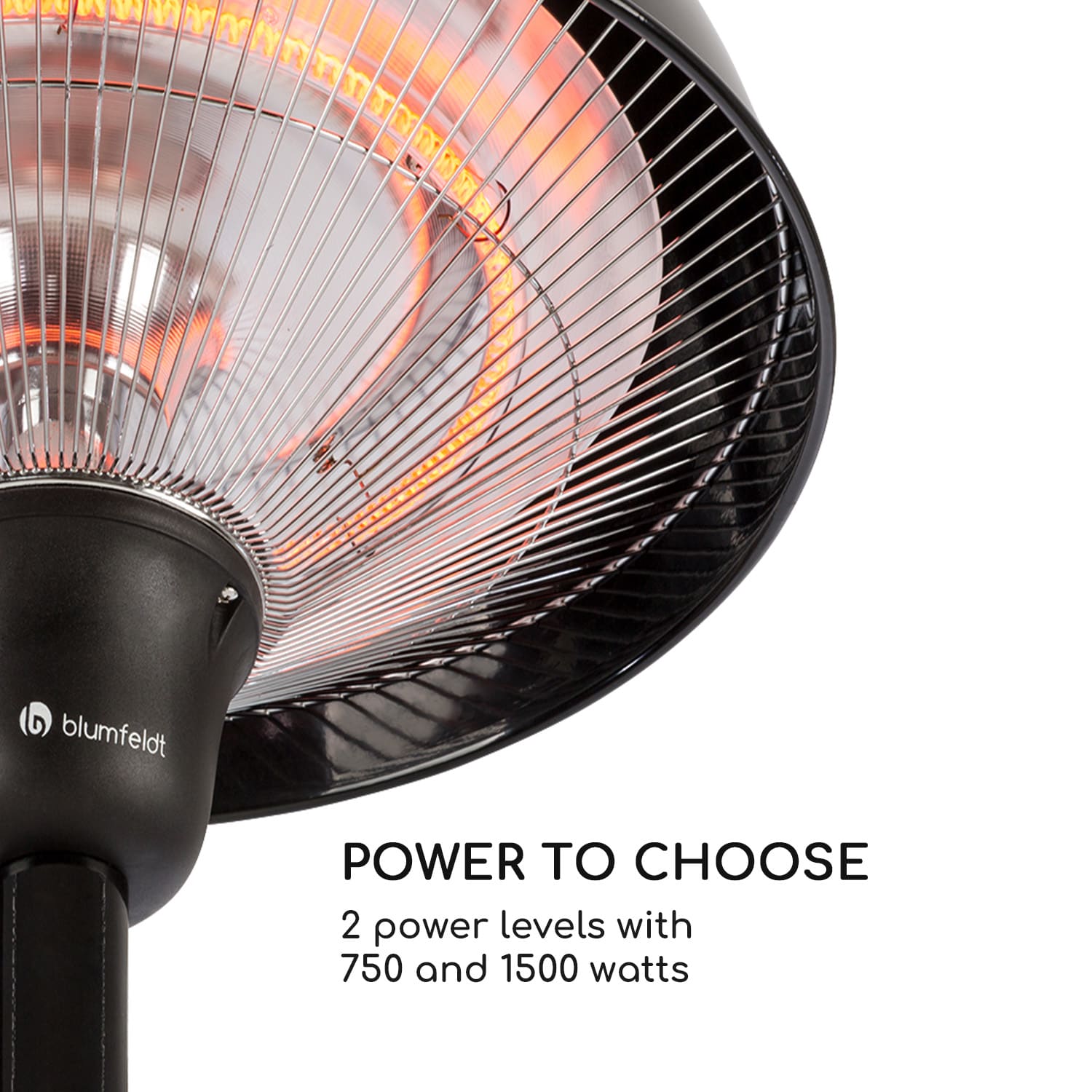 Heat Guard Backline, infracrvena grijalica, 750/1500 W, Carbon, IP34 