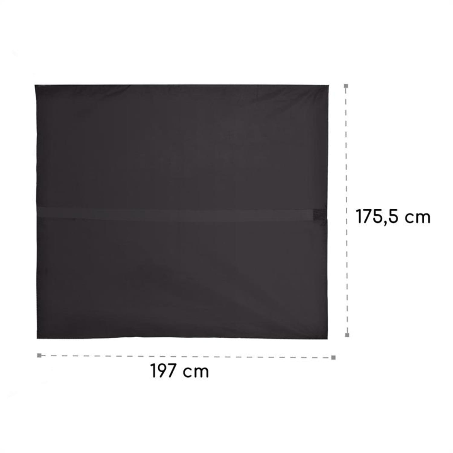 Senator vervangend dak zonnescherm polyester waterdicht grijs Donkergrijs