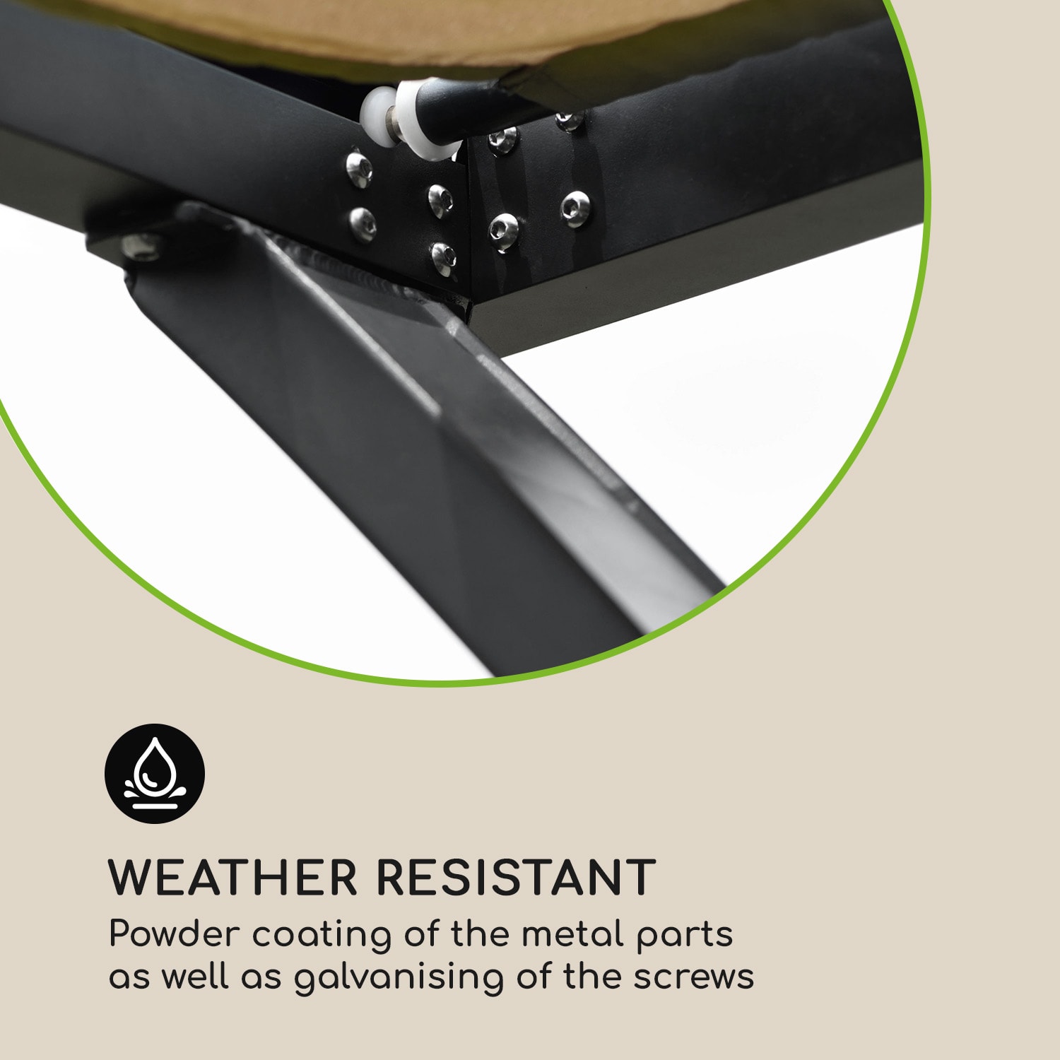 Palazzo, altana ogrodowa, pawilon, pawilon, 4 x 3 m, składany dach, aluminium 