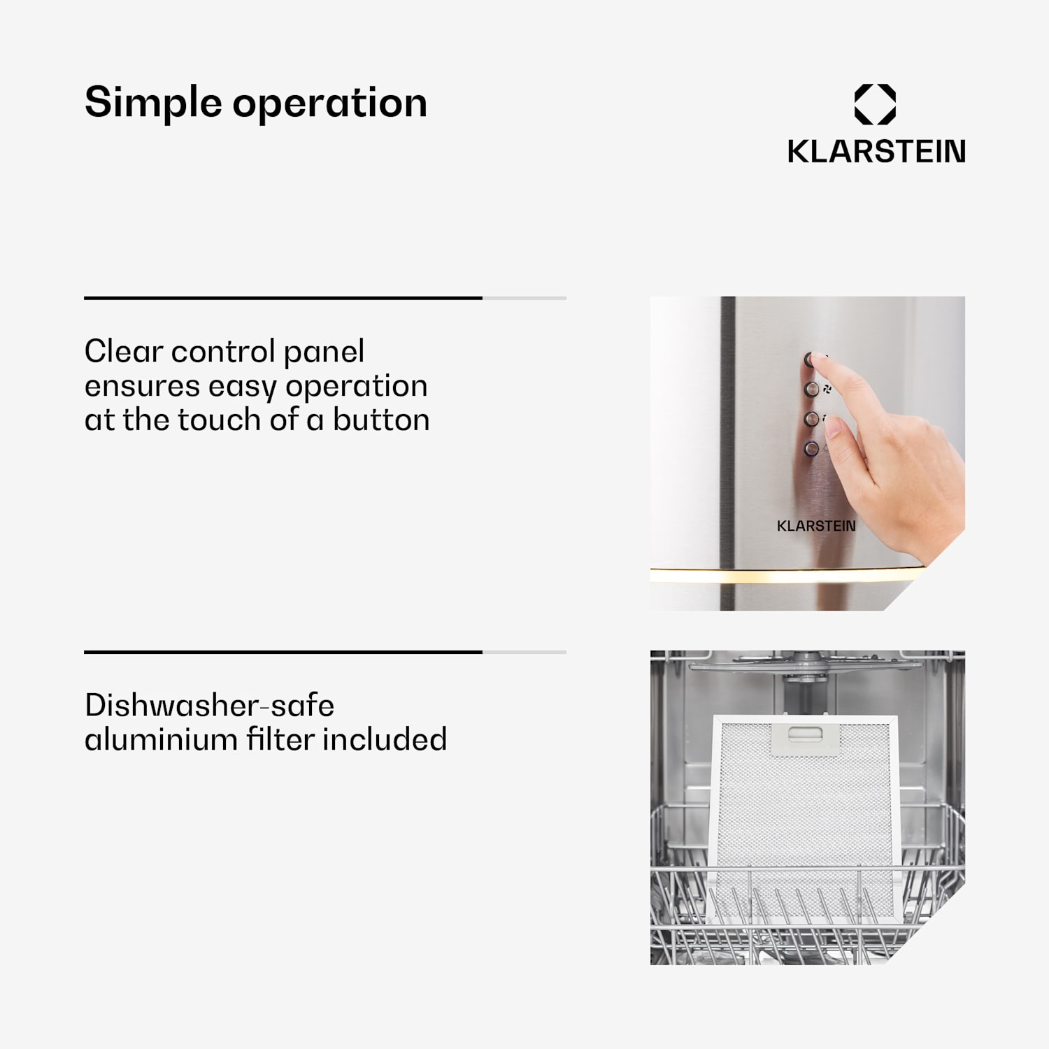 Tron Ambience eilandafzuigkap Ø38cm circulatie: 540m³/h led rvs Roestvrij Staal