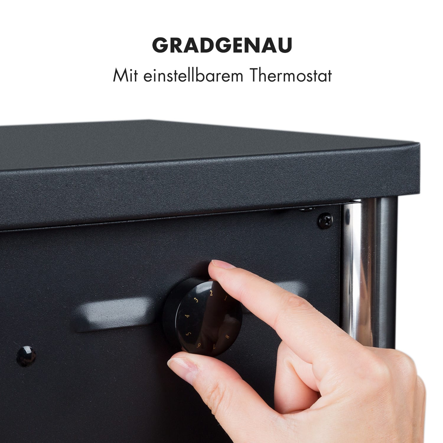 Copenhagen Elektrischer Kamin 950/1900W Thermostat Glasfront 