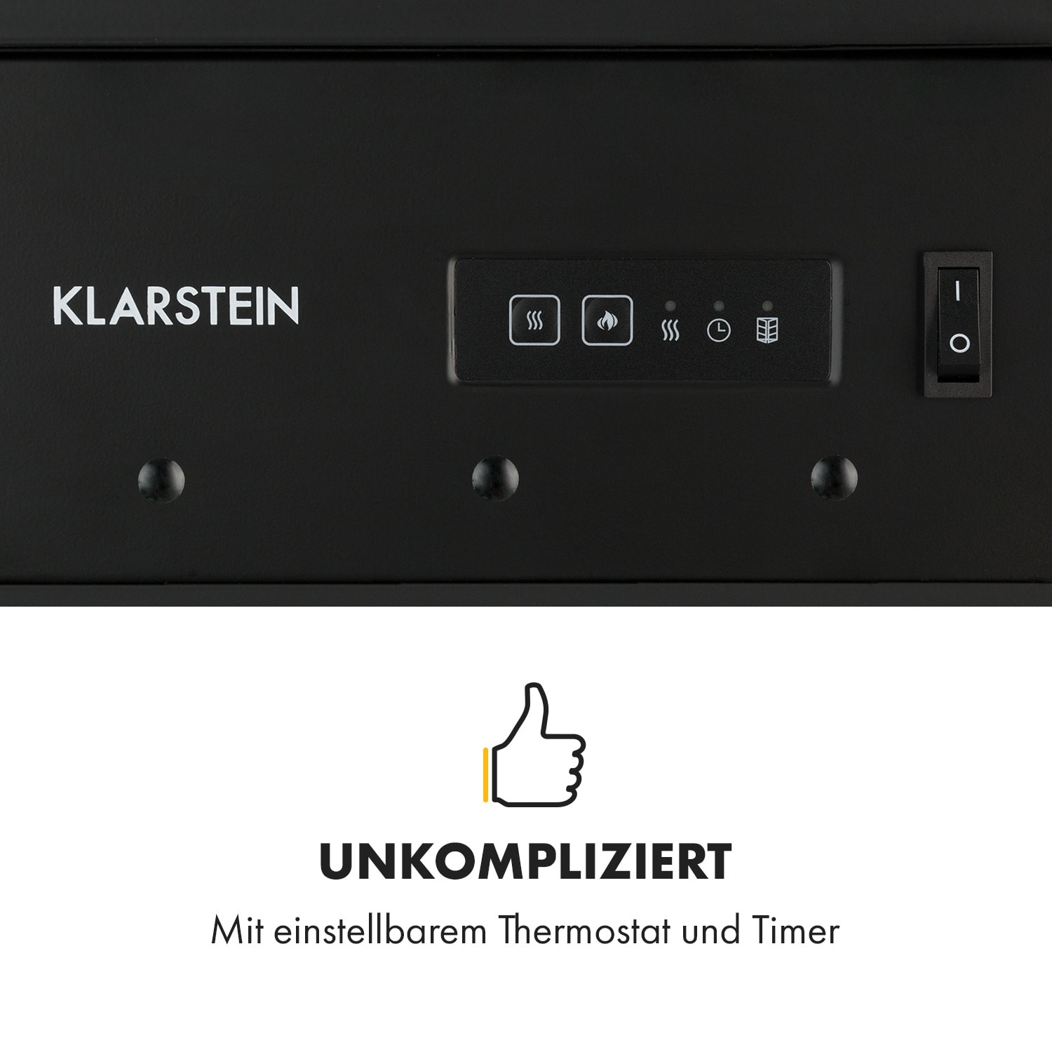 Bormio Elektrischer Kamin 950/1800W Thermostat Wochentimer 1800 W | Ja | Schwarz