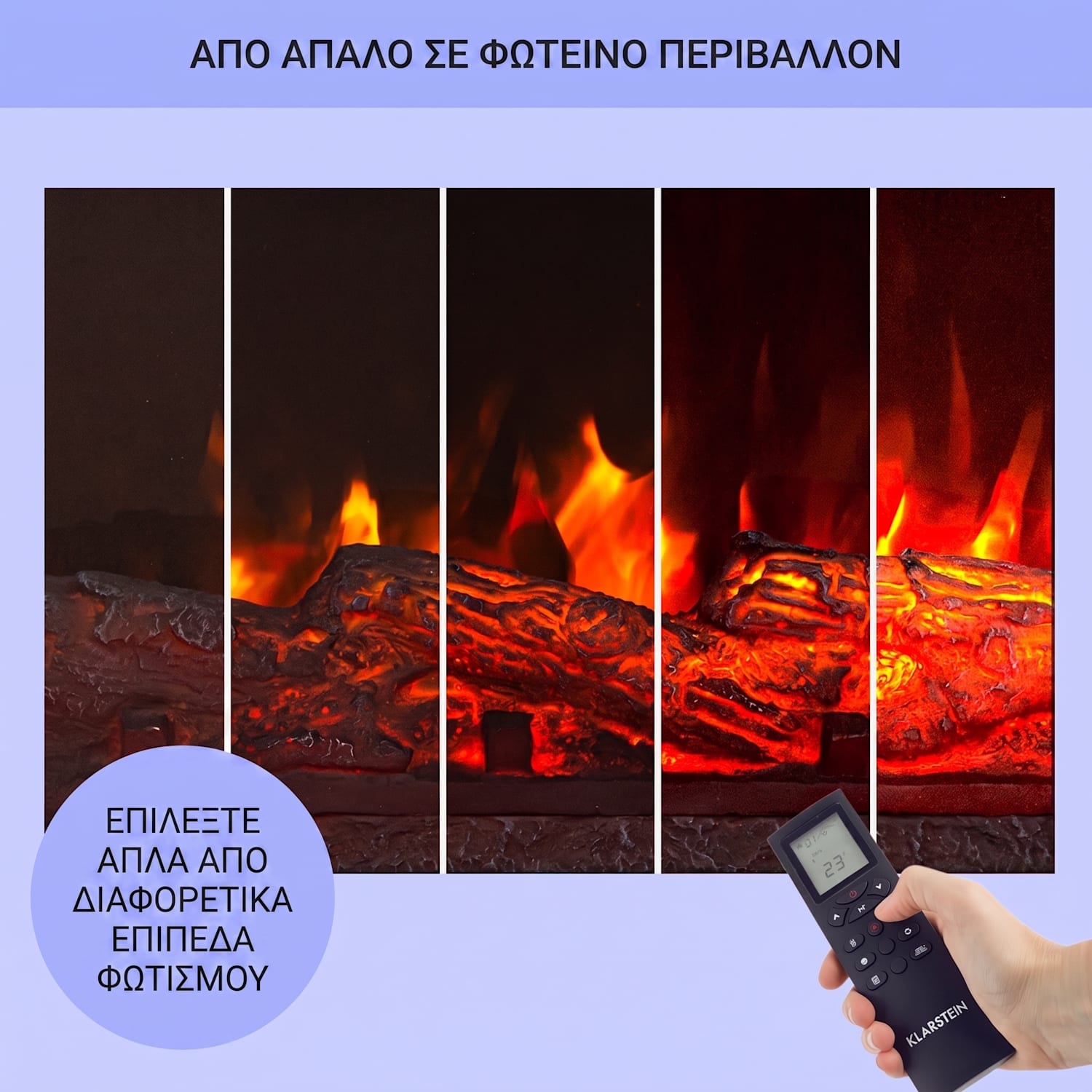 Bormio, ηλεκτρικό τζάκι, 950/1800 W, θερμοστάτης, εβδομαδιαίος χρονοδιακόπτης, μαύρο 1800 W | Ναί | Μαύρο