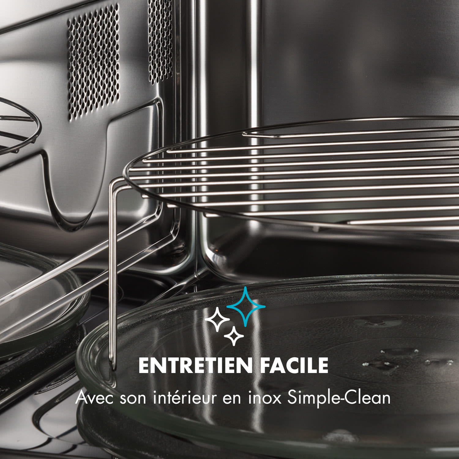 Victoria 25 Four micro-ondes encastrable 25L 900 W Grill 1000W - ivoir Ivoire