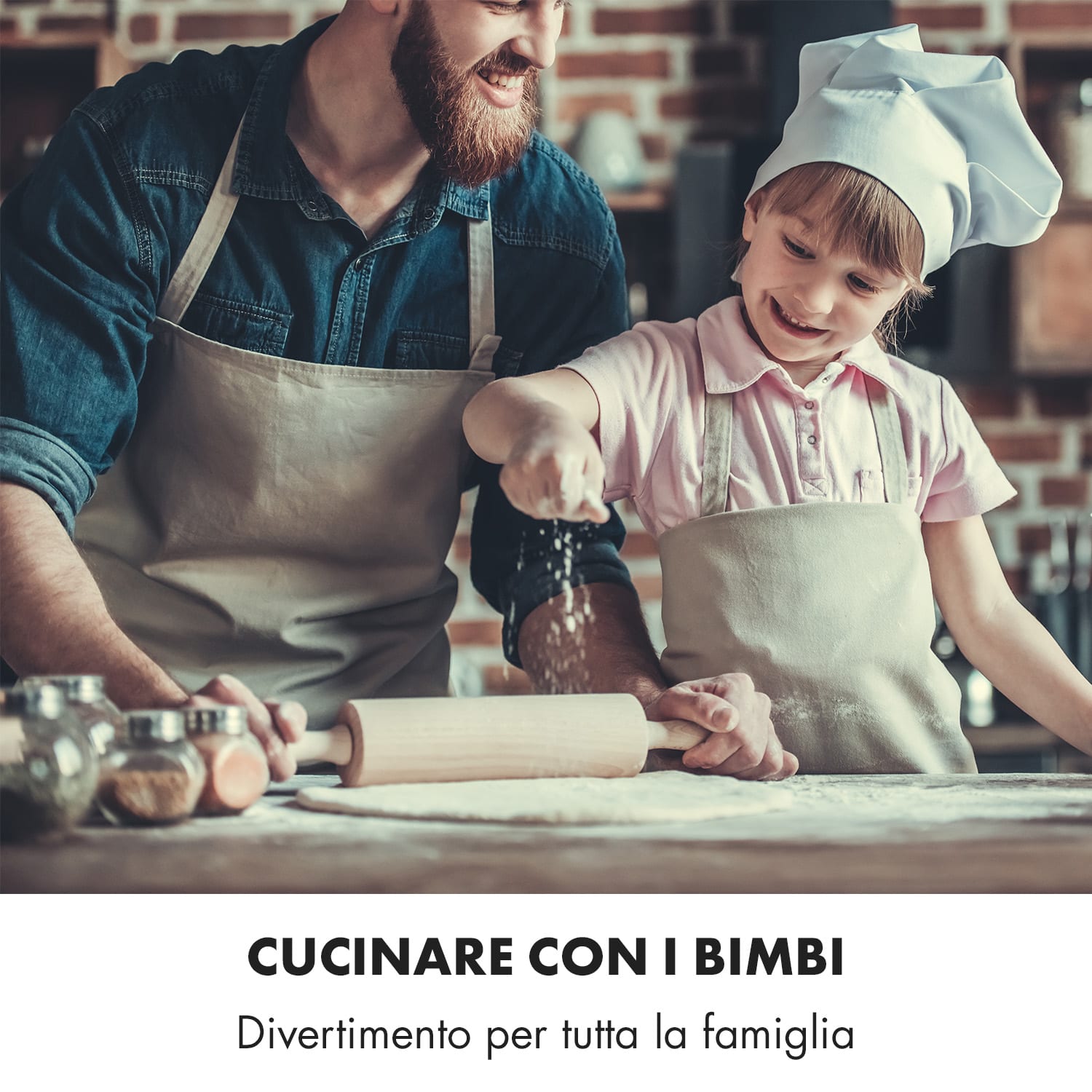 Capricciosa Forno per Pizza 1500 W Copertura in Terracotta Funzione Riscaldamento 