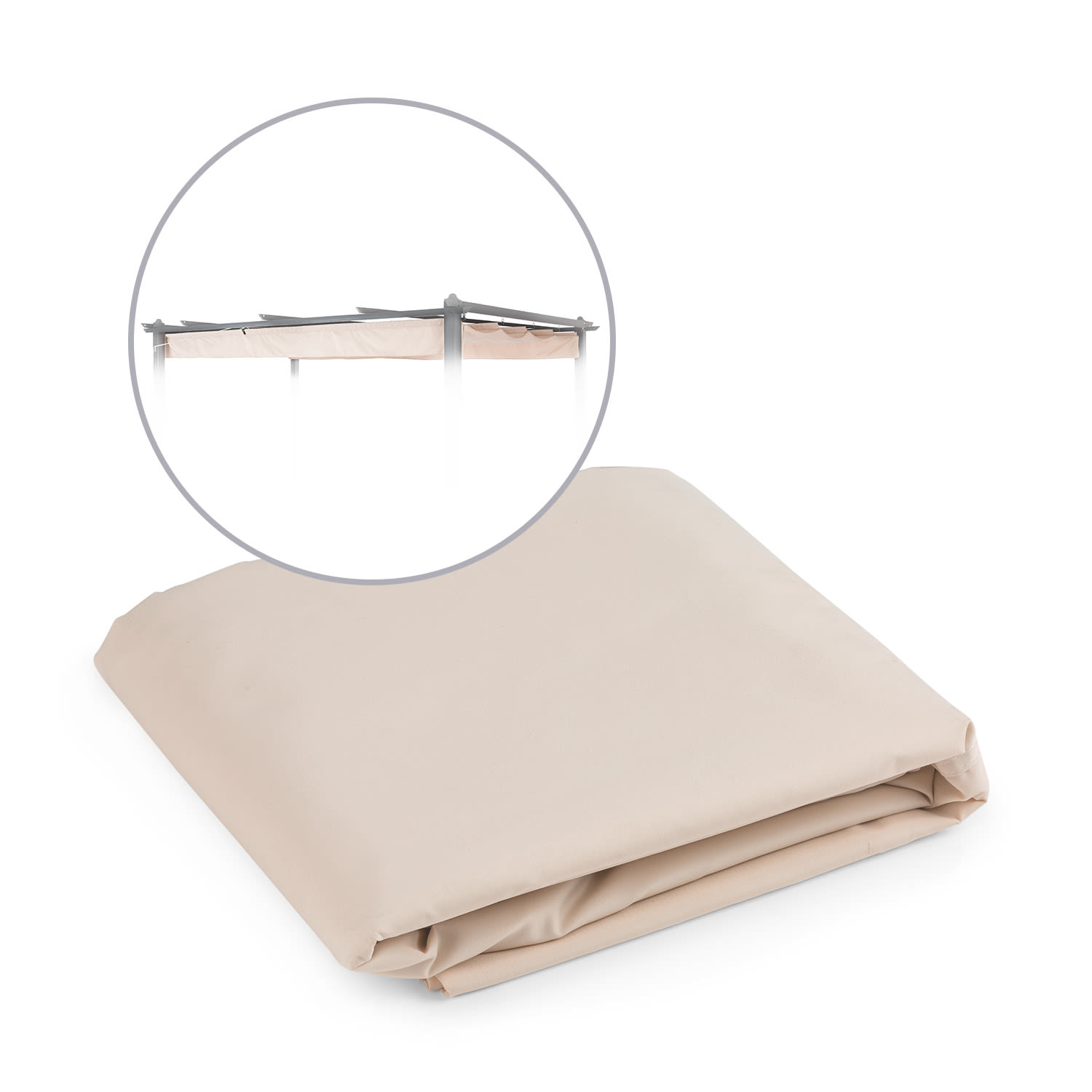 Pantheon Roof, zapasowy dach, 3 x 4 m, poliester 180 g/m² 300 x 400 cm | Piasek