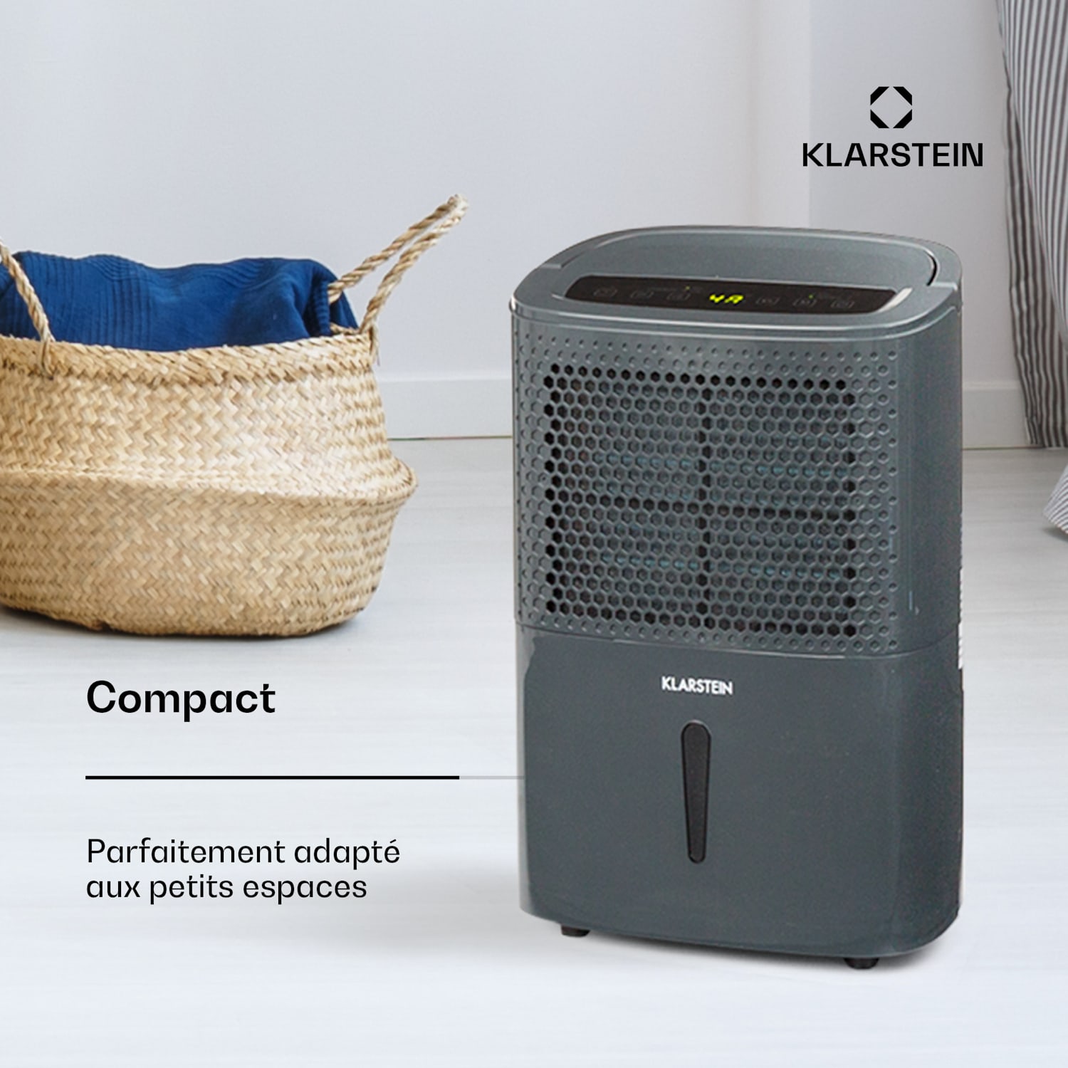 DryFy 10 Luchtontvochtiger 240W 10l/d 100m³/h 15-20m² 