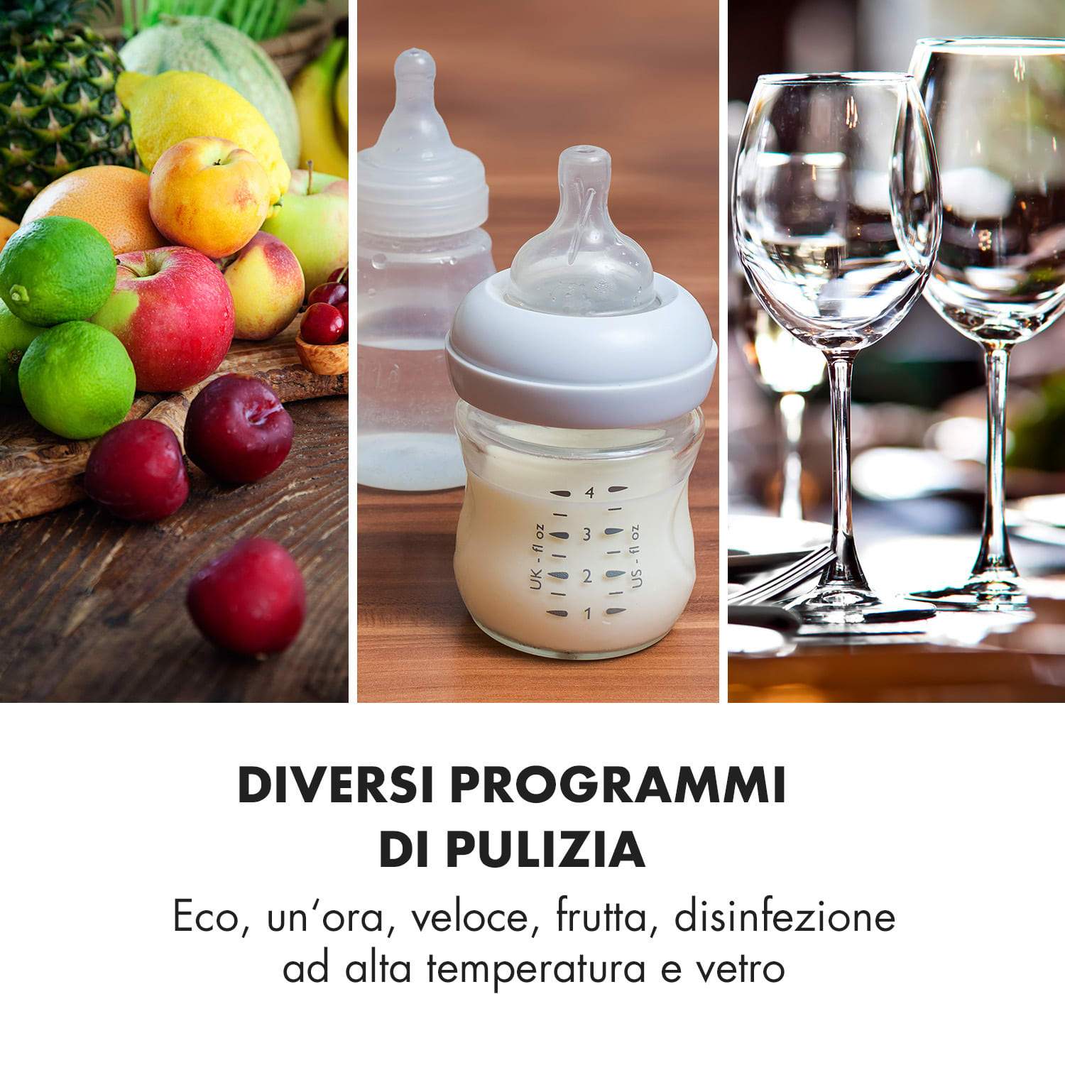 Amazonia Mini lavastoviglie 6 programmi display a LED 