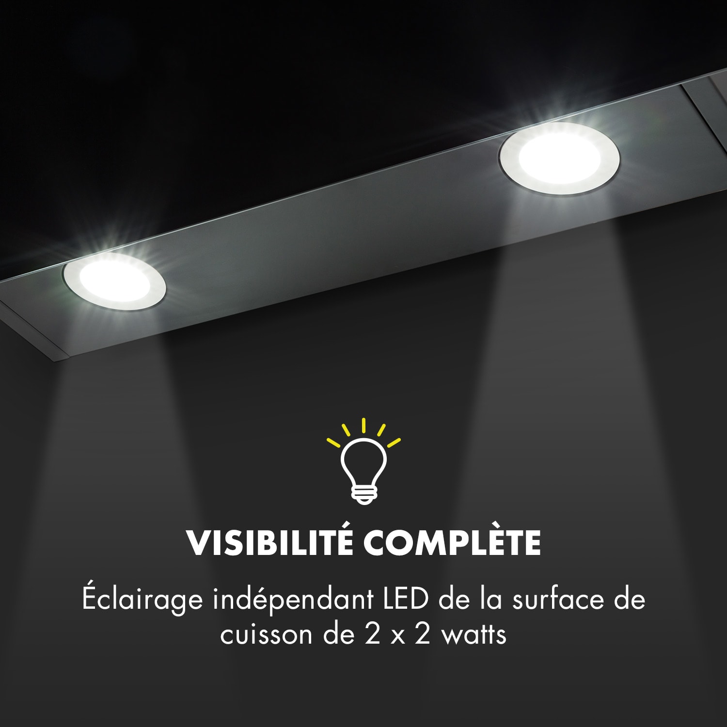 Annabelle 90 afzuigkap glas 595 m³/h touch armatuur zwart 90 cm | Zwart