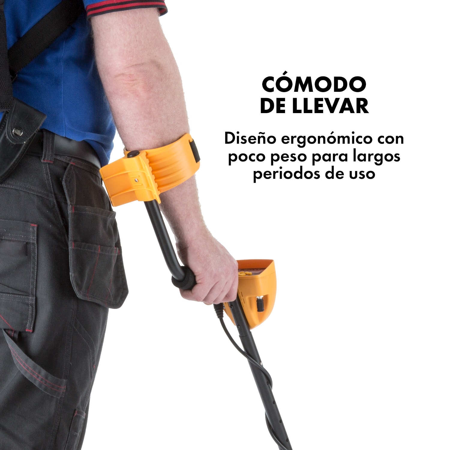 Dr. Jones Detector de metales 5 modos Ø20 cm Hasta 2 m Pantalla Mochila Cascos 