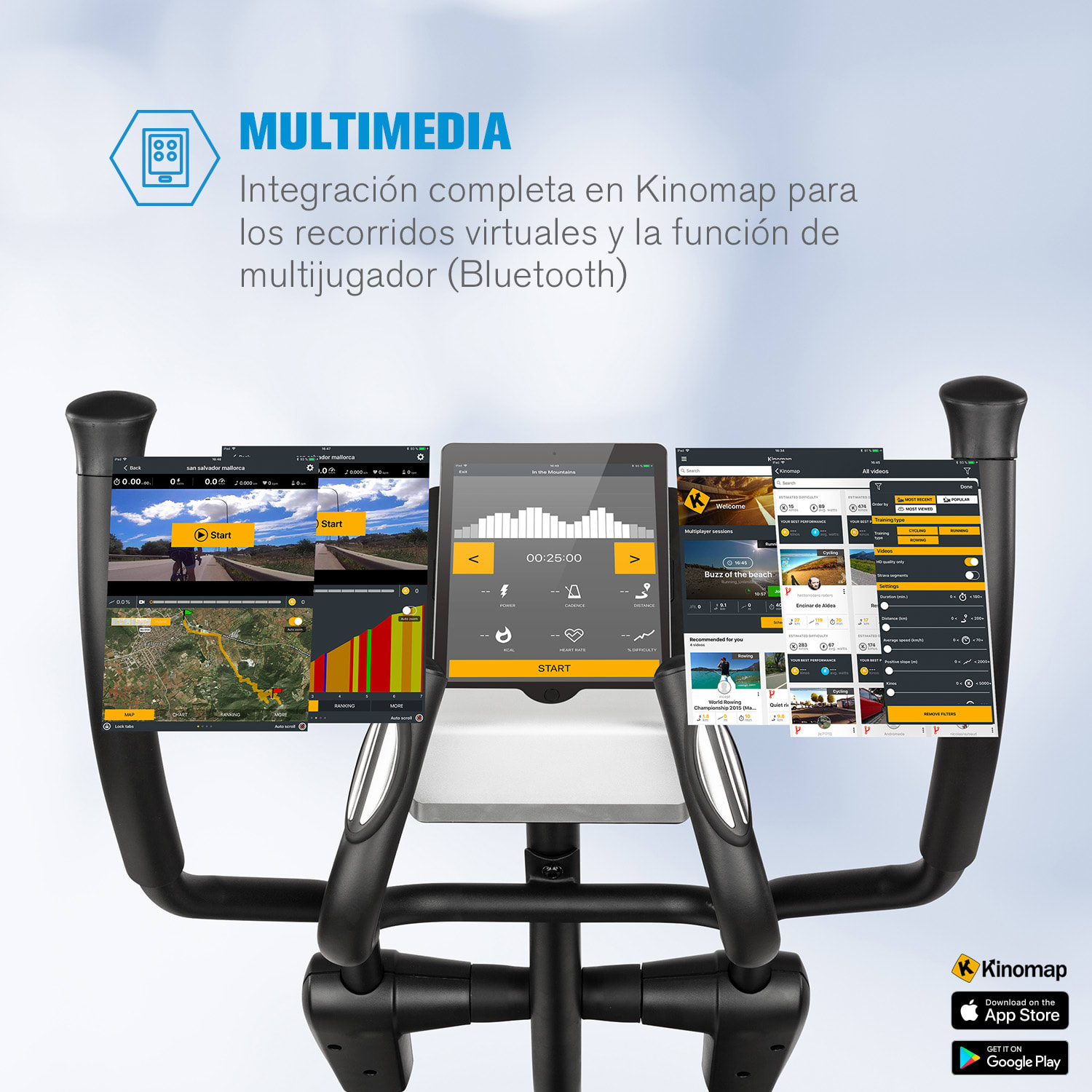 Helix Star DR Bicicleta elíptica Transmisión por correa 27 kg Masa de inercia 