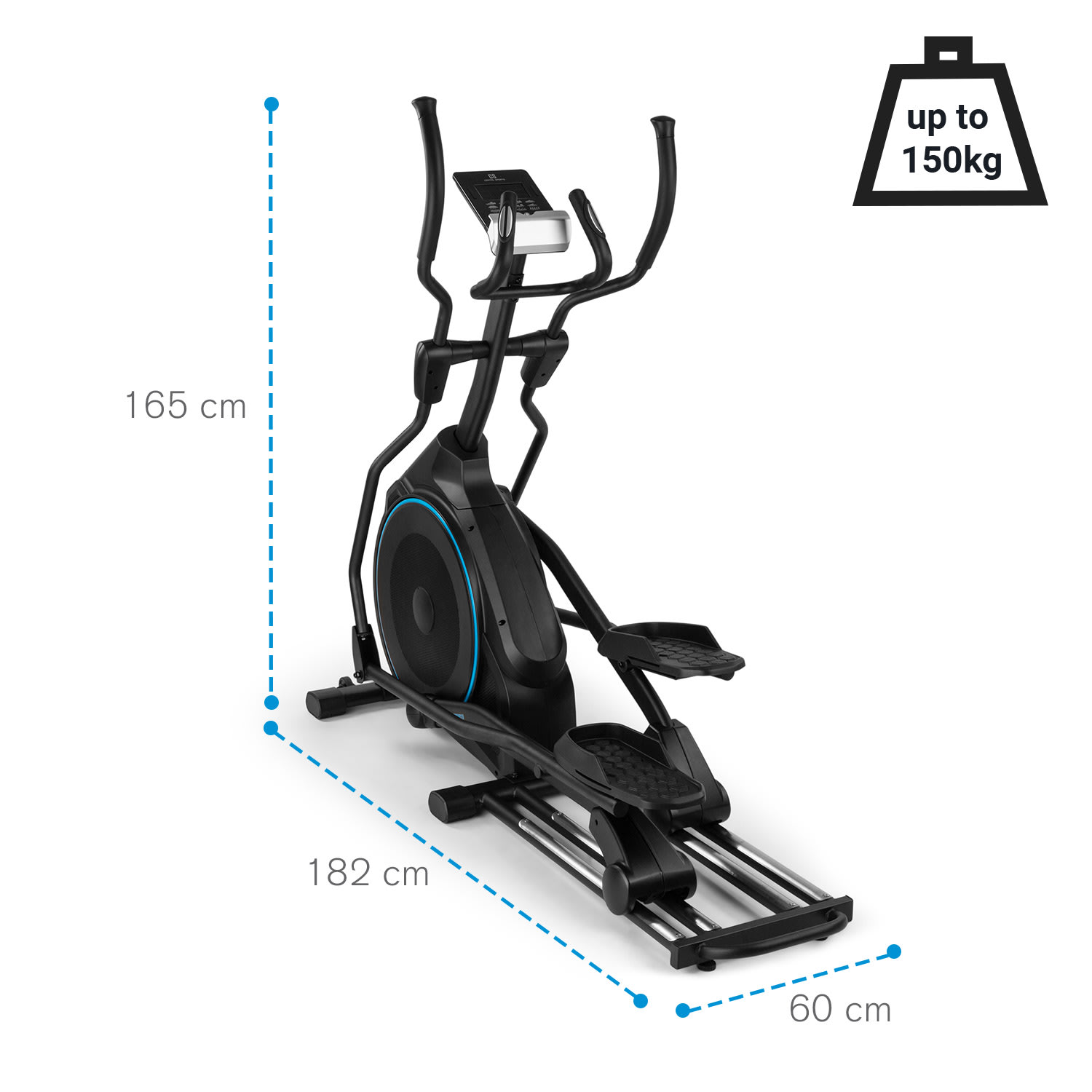 Helix Star DR crossstrainer orbitrek napęd pasowy masa zamachowa 27 kg