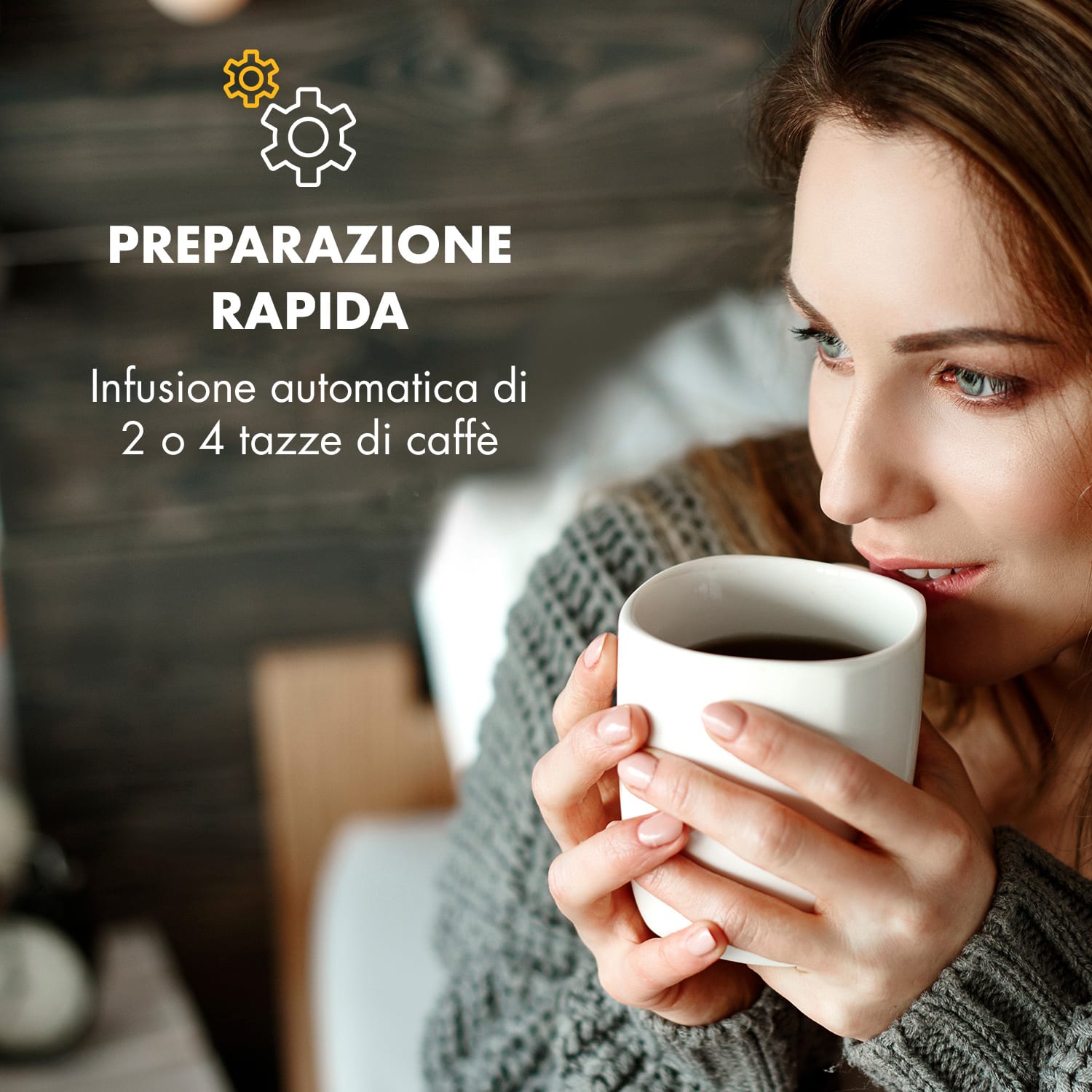 Perfect Brew Macchina del Caffè 1800W Brocca di Vetro Acciaio Inox Argento 