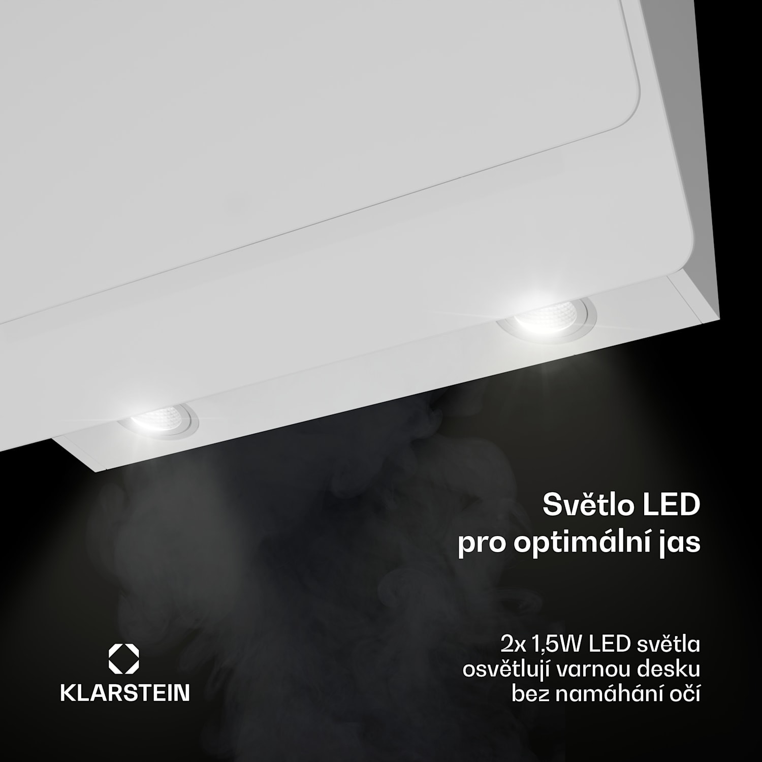 Aurica 60, digestoř, 60 cm, nástěnná, 610 m³/h, LED, dotykové ovládání, sklo, bílá 60 cm | bez náhradního filtru | Bílá