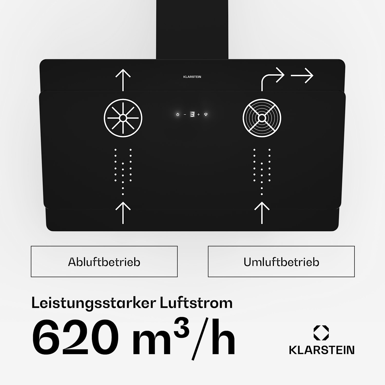 Aurica 90 Dunstabzugshaube, 90 cm, Wandanbau, 165 W, schwarz 90 cm | Ohne Ersatz-Filter | Schwarz