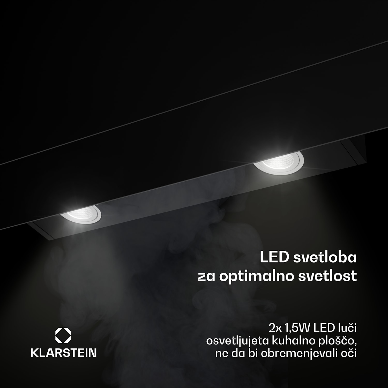 Aurica 90, kuhinjska napa, 90 cm, 165 W, stenska montaža, črna 90 cm | no_replacement_filter | Črna