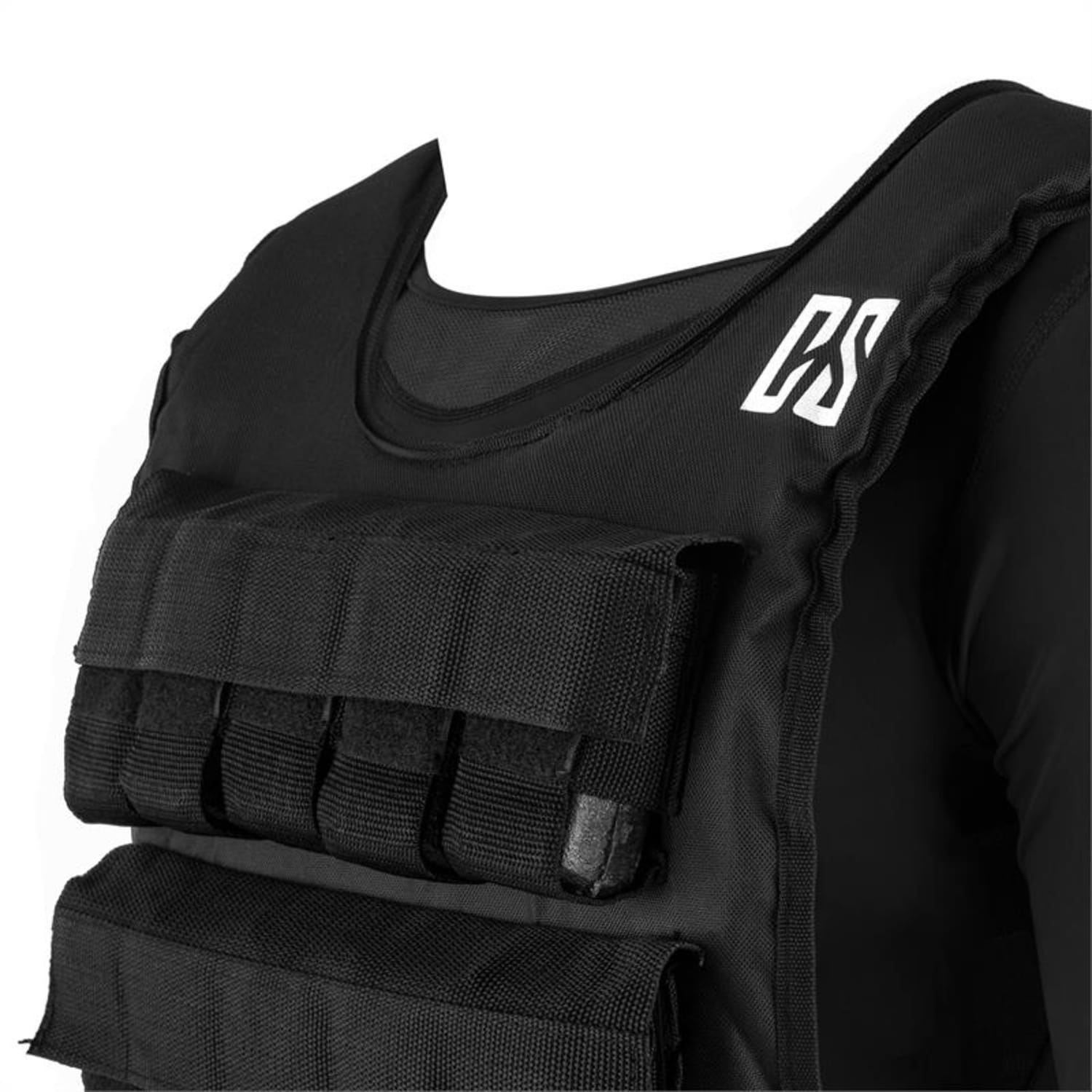 Monstervest, súlymellény, 10 kg, univerzális méret, nejlon, fekete 10 kg