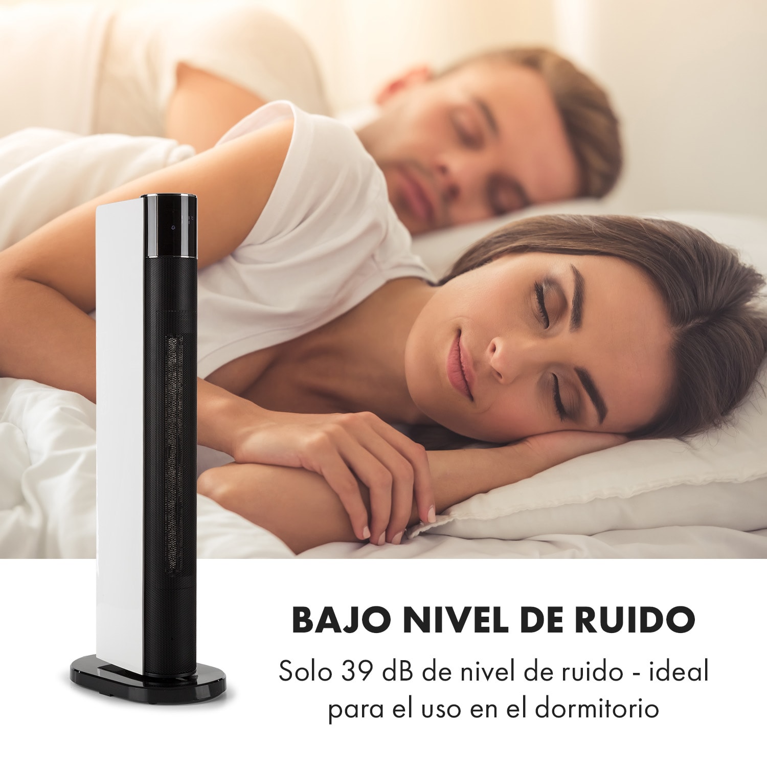 Hightower Heat Deluxe Calefactor vertical Ventilador 2200W Termostato 