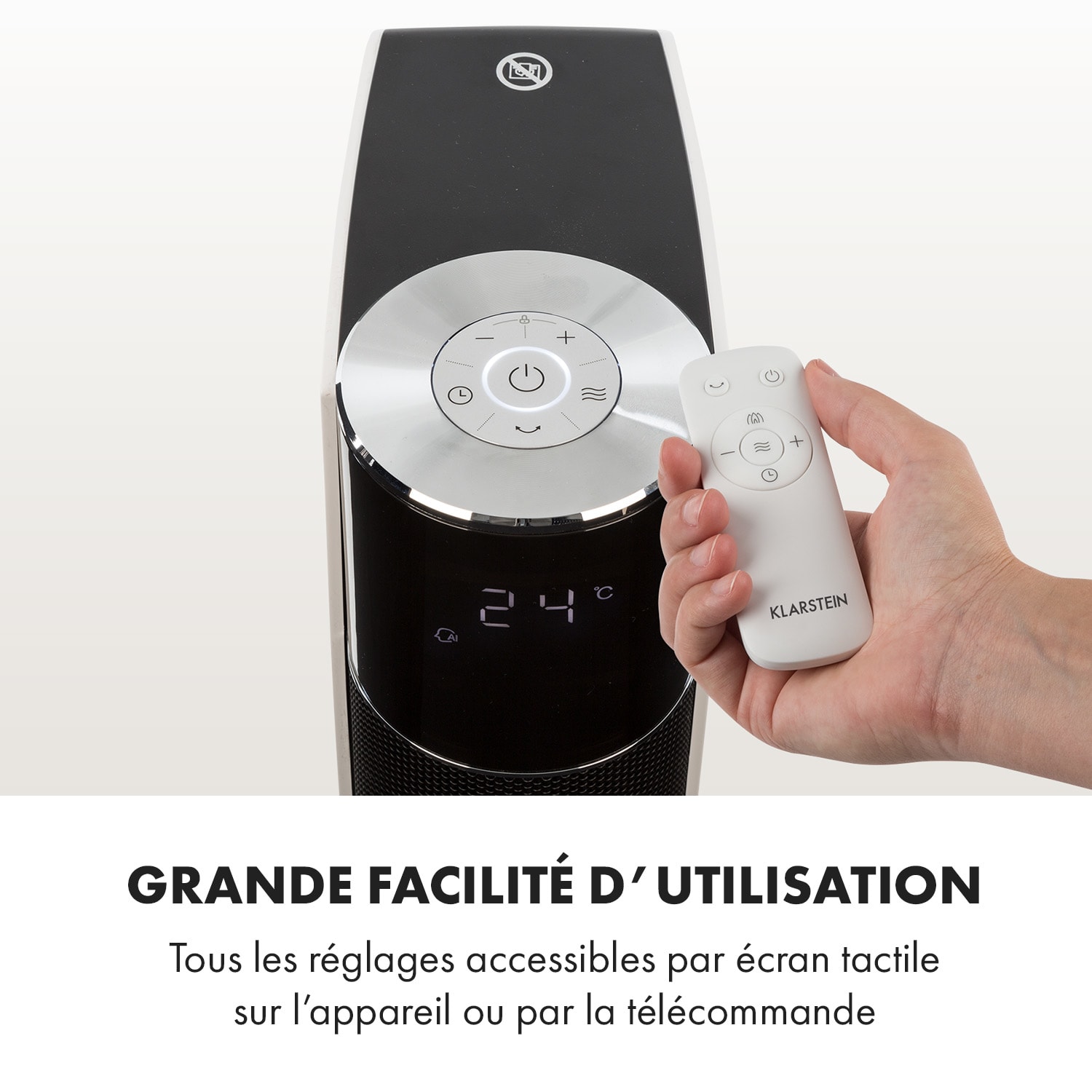 Hightower Heat Deluxe Radiateur colonne soufflant ventilateur 2200 W t 