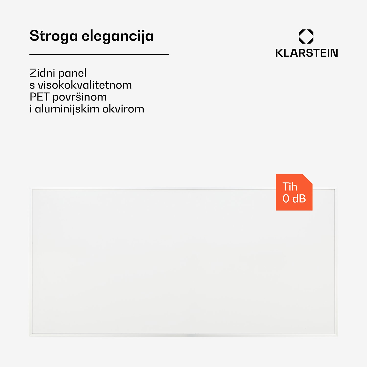 Wonderwall 720 Smart, infracrvena grijalica, 120 x 60cm, 720 W, tjedni tajmer, IP24, bijeli 60 x 120 cm | 720 W | Da | Bijela