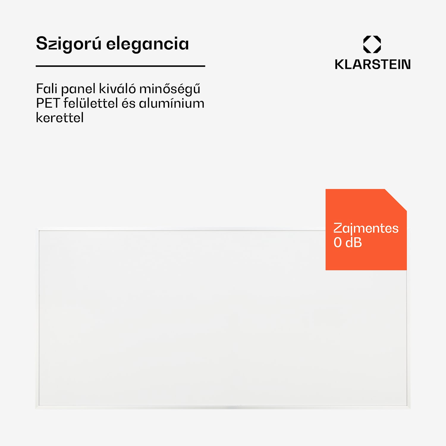 Wonderwall 720 Smart, infravörös hősugárzó, 120 x 60 cm, 720 W, heti időzítő, IP24, fehér 60 x 120 cm | 720 W | Igen | Fehér