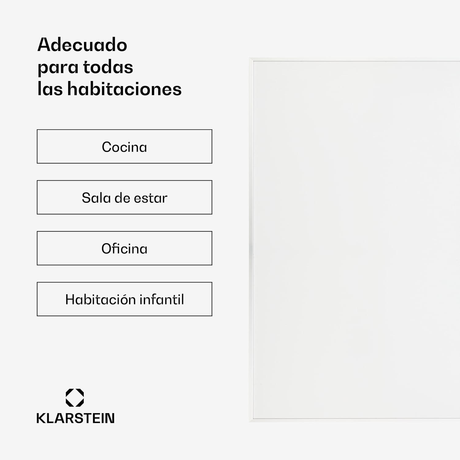 Wonderwall Smart Panel calefactor infrarrojo 60x100cm 600W Temporizador semanal IP24 Blanco 100 x 60 cm | 600 W | Sí