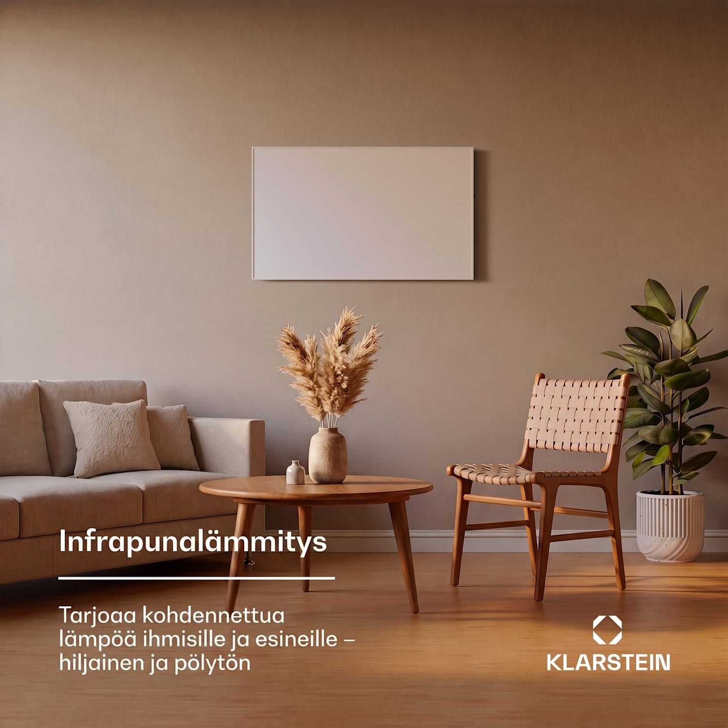Wonderwall Smart infrapunalämmitin 60 x 100 cm sovelluksella ohjaus 600 W viikkoajastin IP24 100 x 60 cm | 600 W | Kyllä